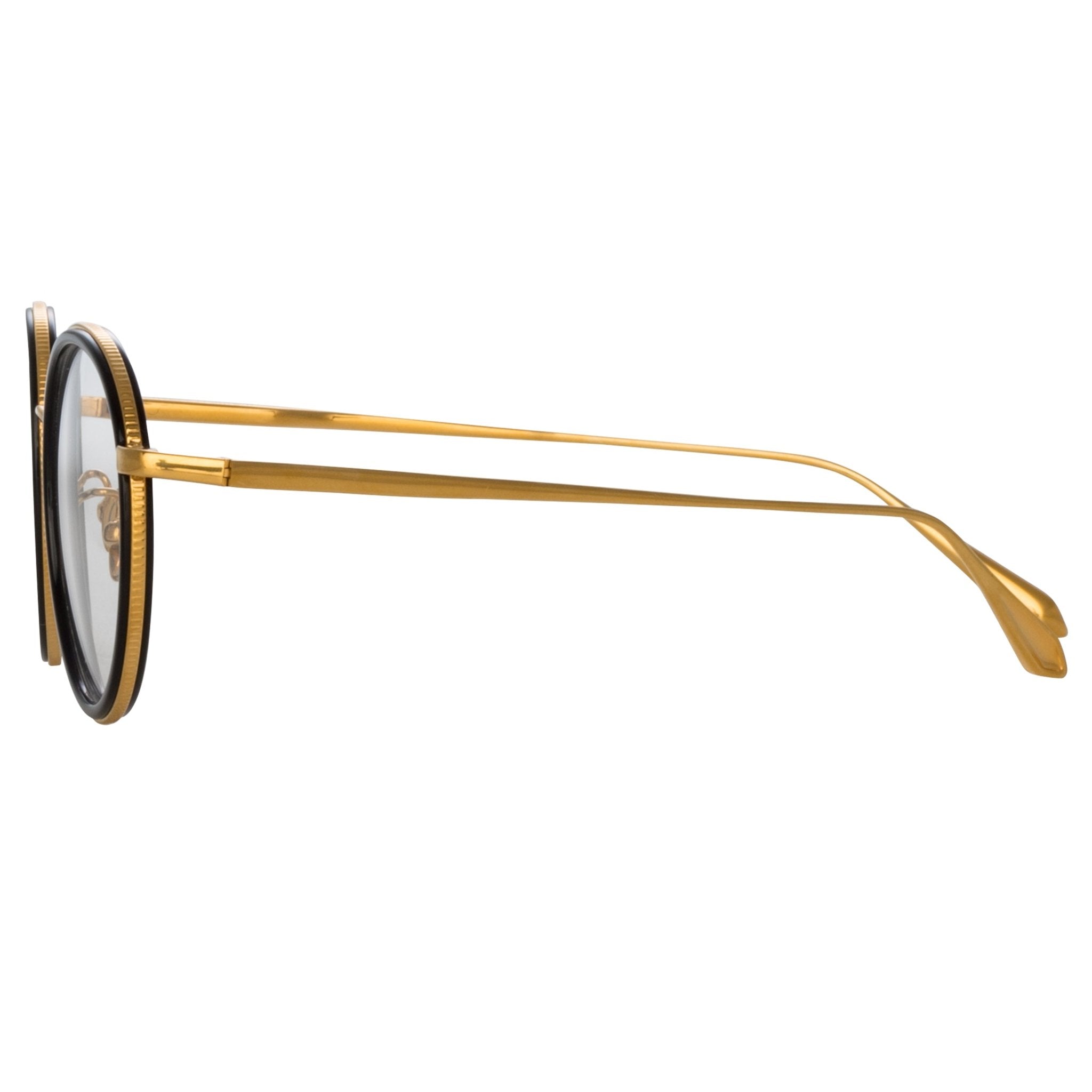 Sato Optical Frame in 22K Yellow Gold - LINDA FARROW - Optical Frame -