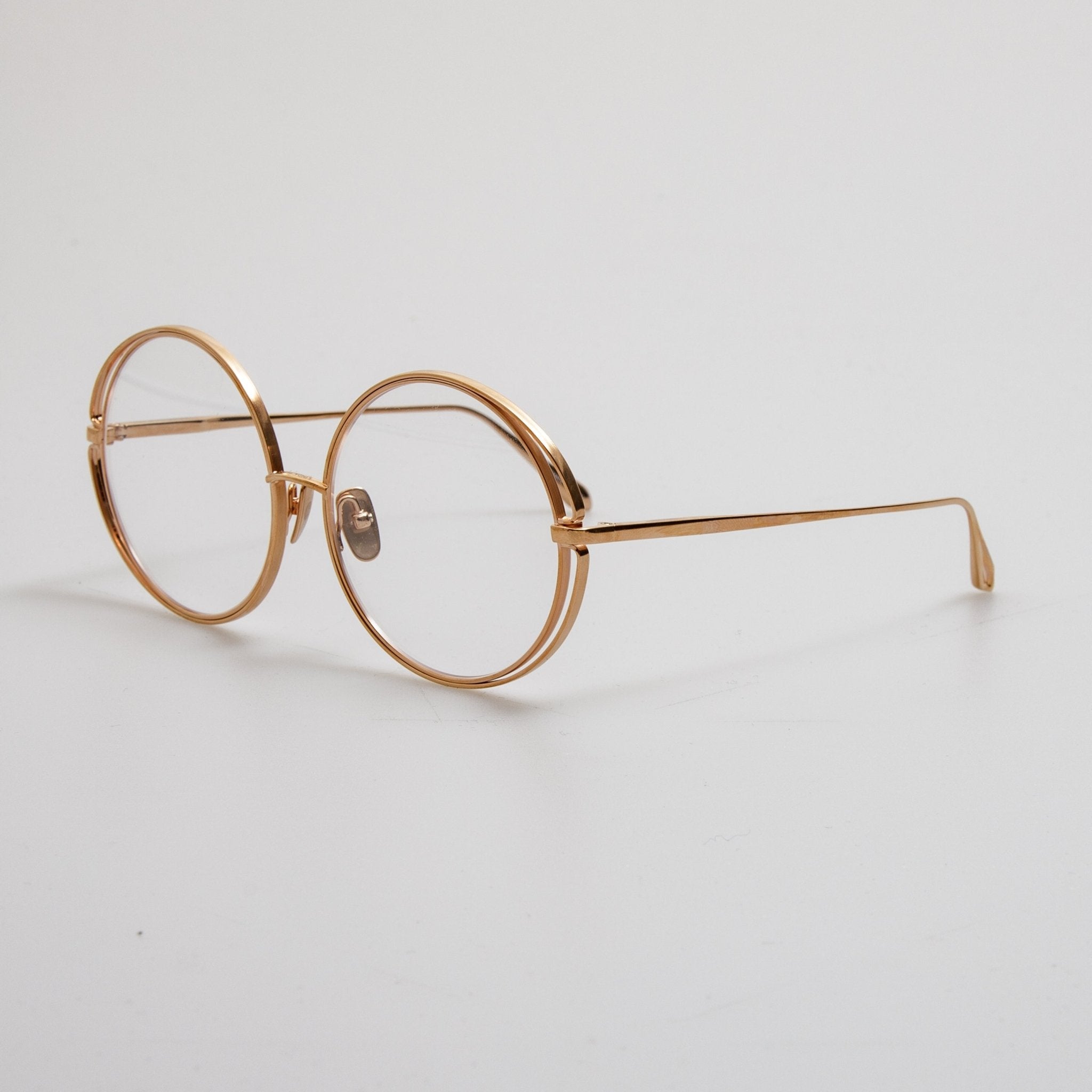 Selene Optical Frame in 18K Rose Gold - LINDA FARROW - Optical Frame -
