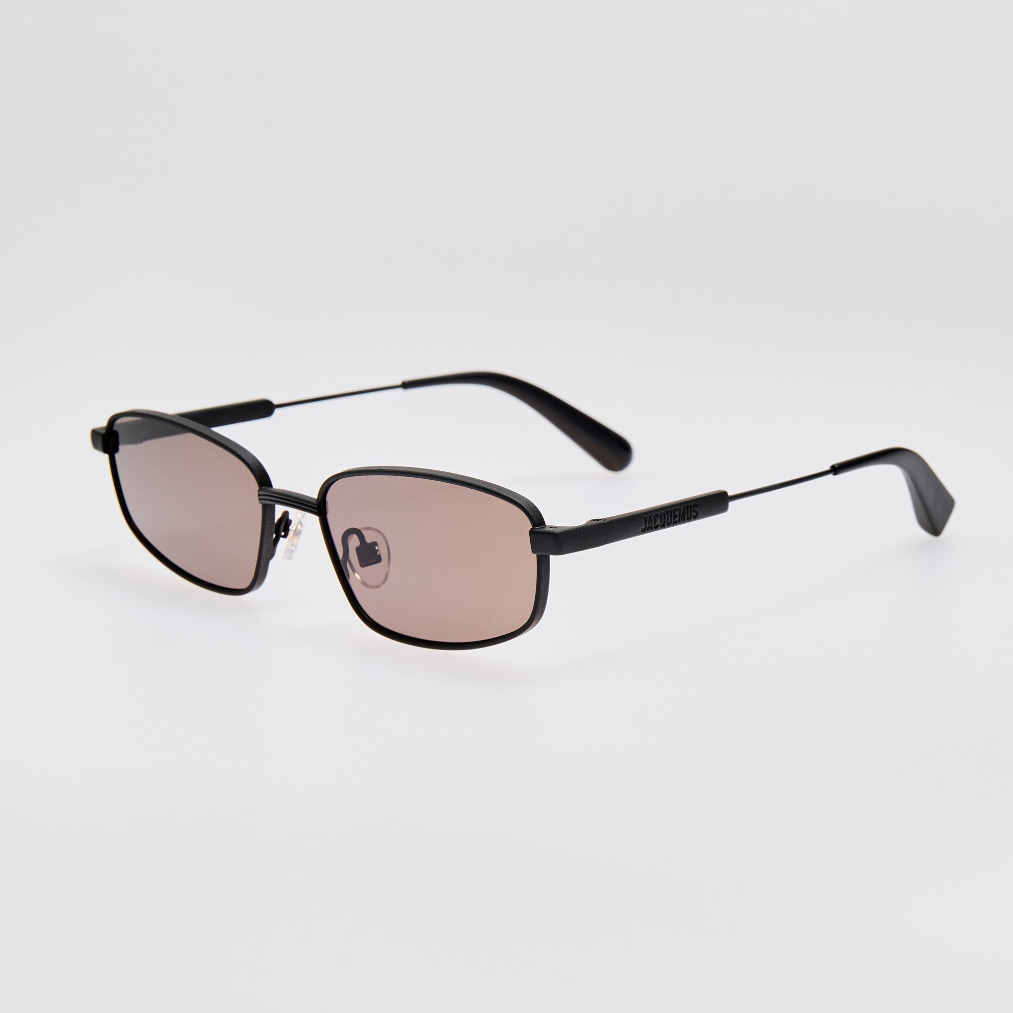 Sera Sunglasses in Metallic Black - LINDA FARROW - Sunglasses -