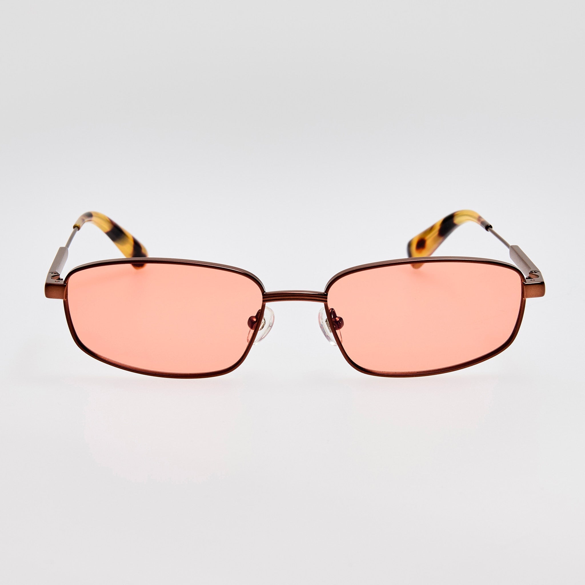Sera Sunglasses in Metallic Brown - LINDA FARROW - Sunglasses -