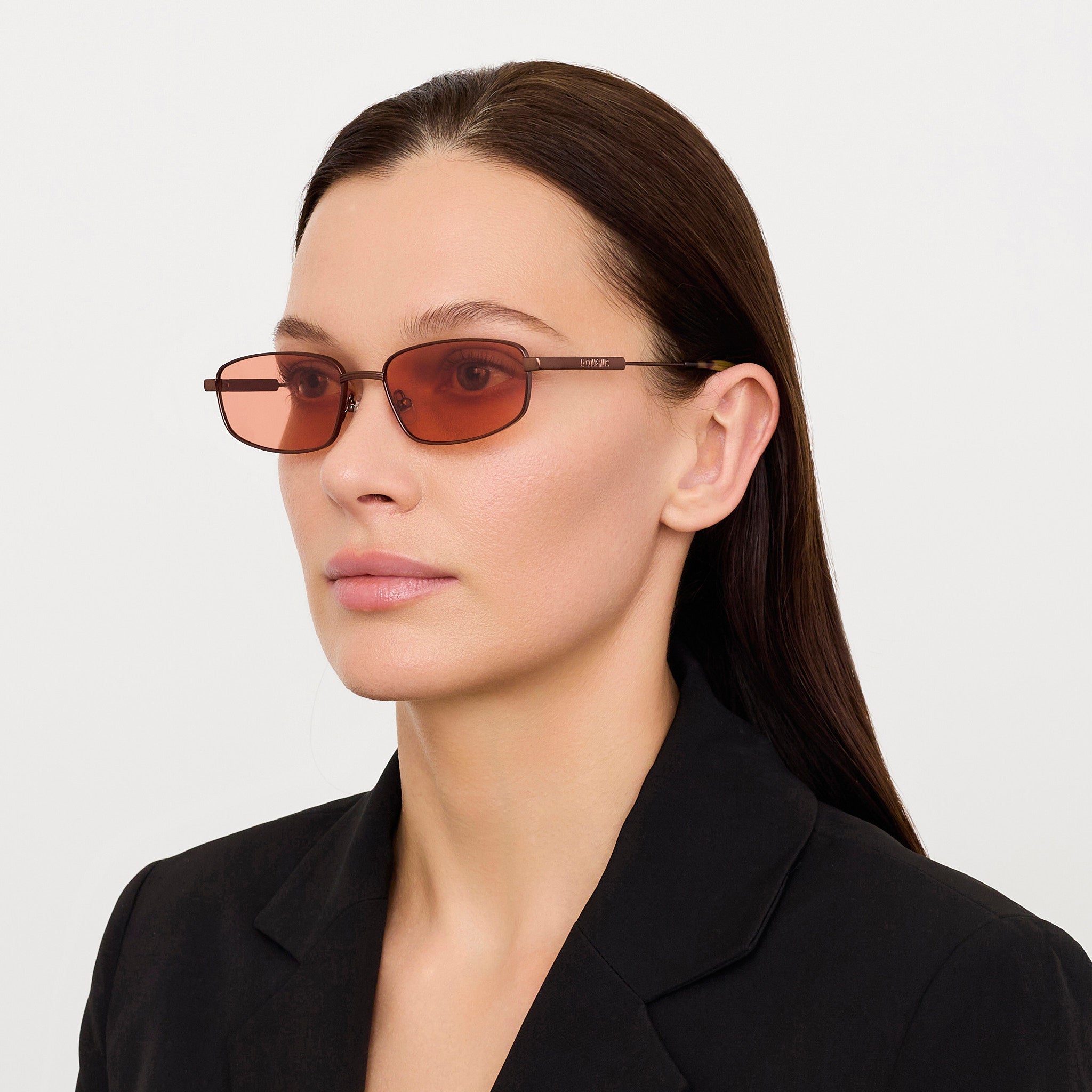 Sera Sunglasses in Metallic Brown - LINDA FARROW - Sunglasses -