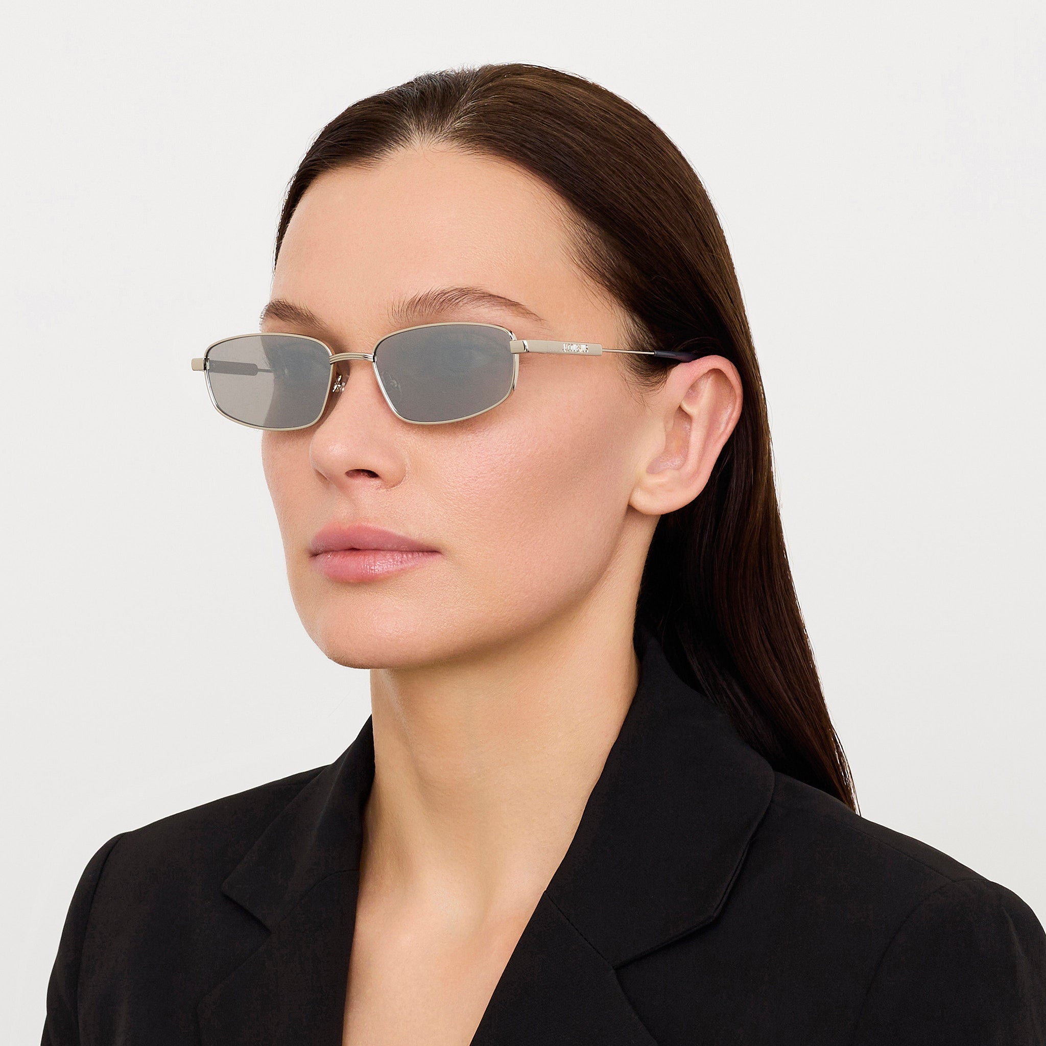 Sera Sunglasses in Silver - LINDA FARROW - Sunglasses -