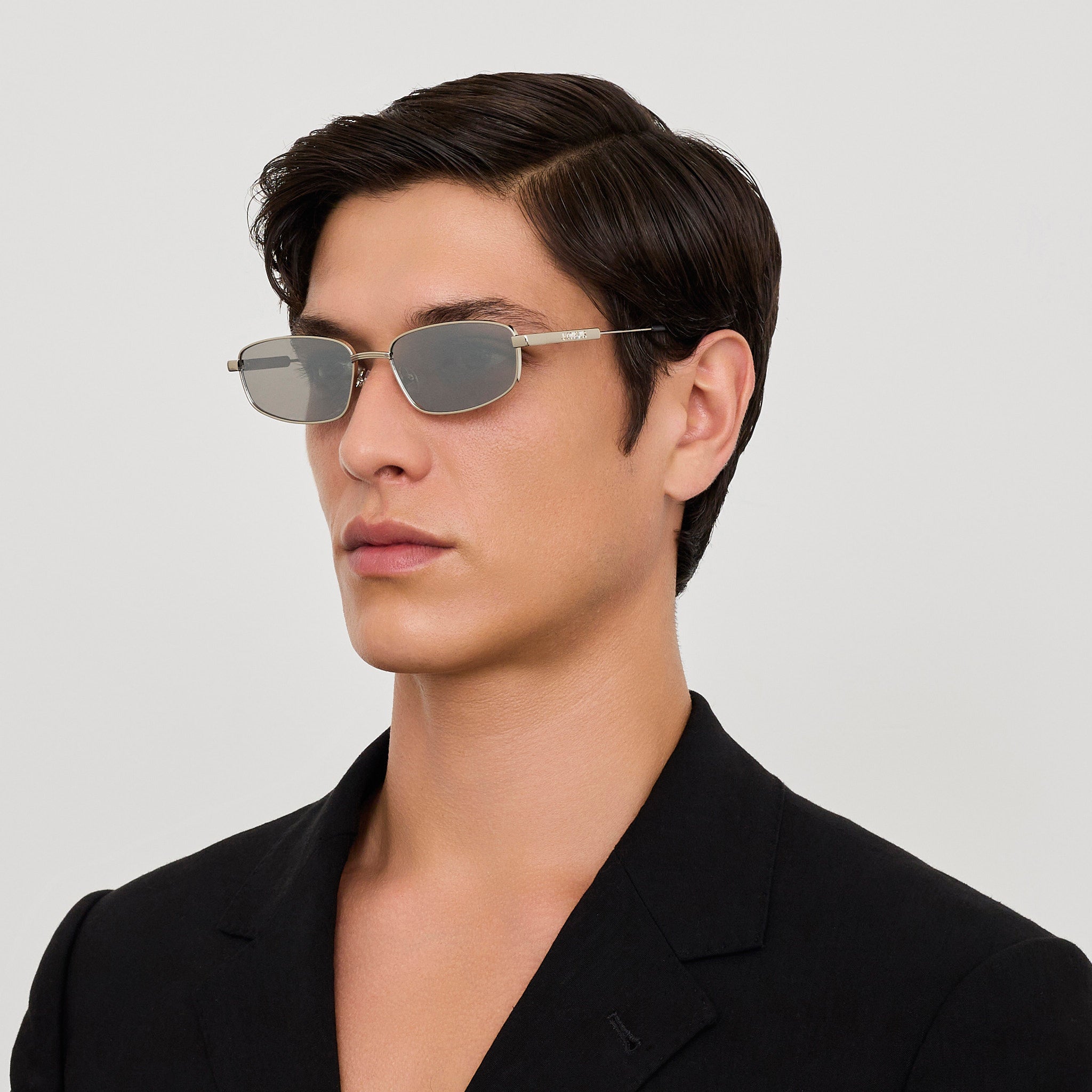 Sera Sunglasses in Silver - LINDA FARROW - Sunglasses -