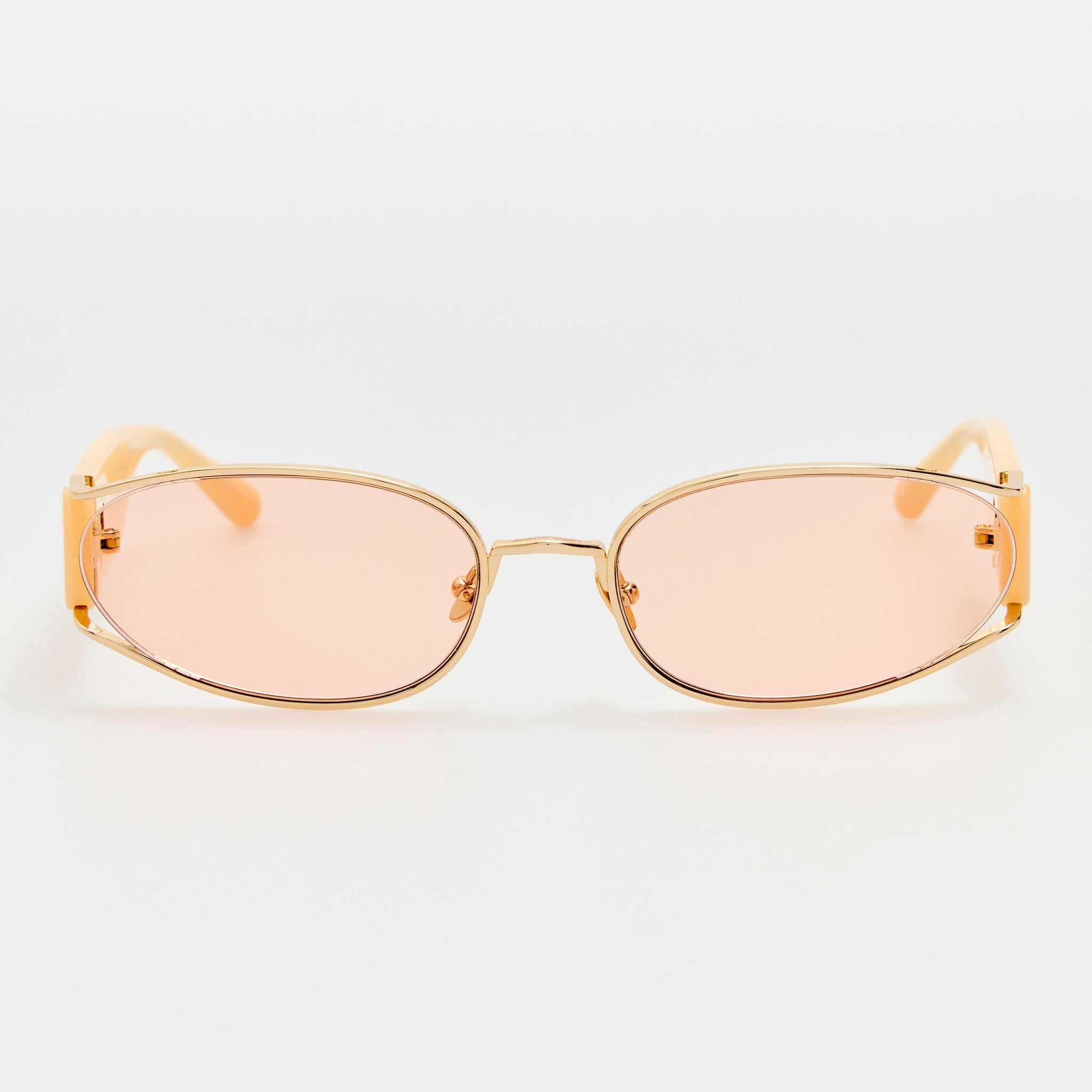 Shelby Sunglasses in Peach - LINDA FARROW - Sunglasses -
