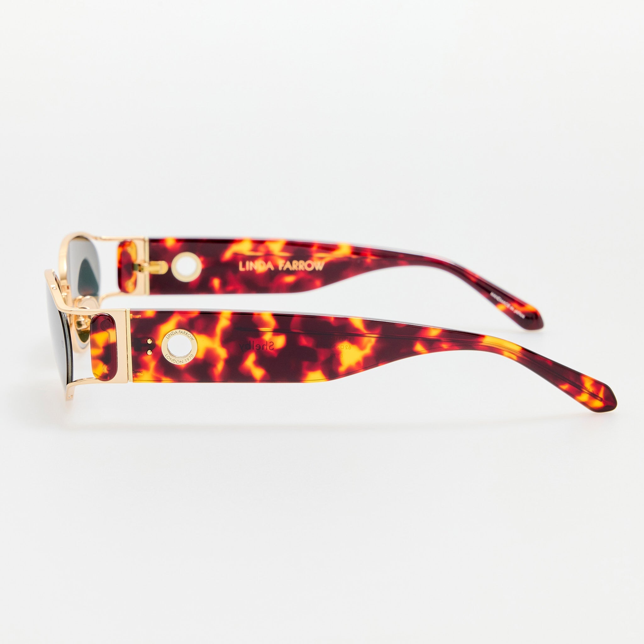 Shelby Sunglasses in Tortoiseshell - LINDA FARROW - Sunglasses -