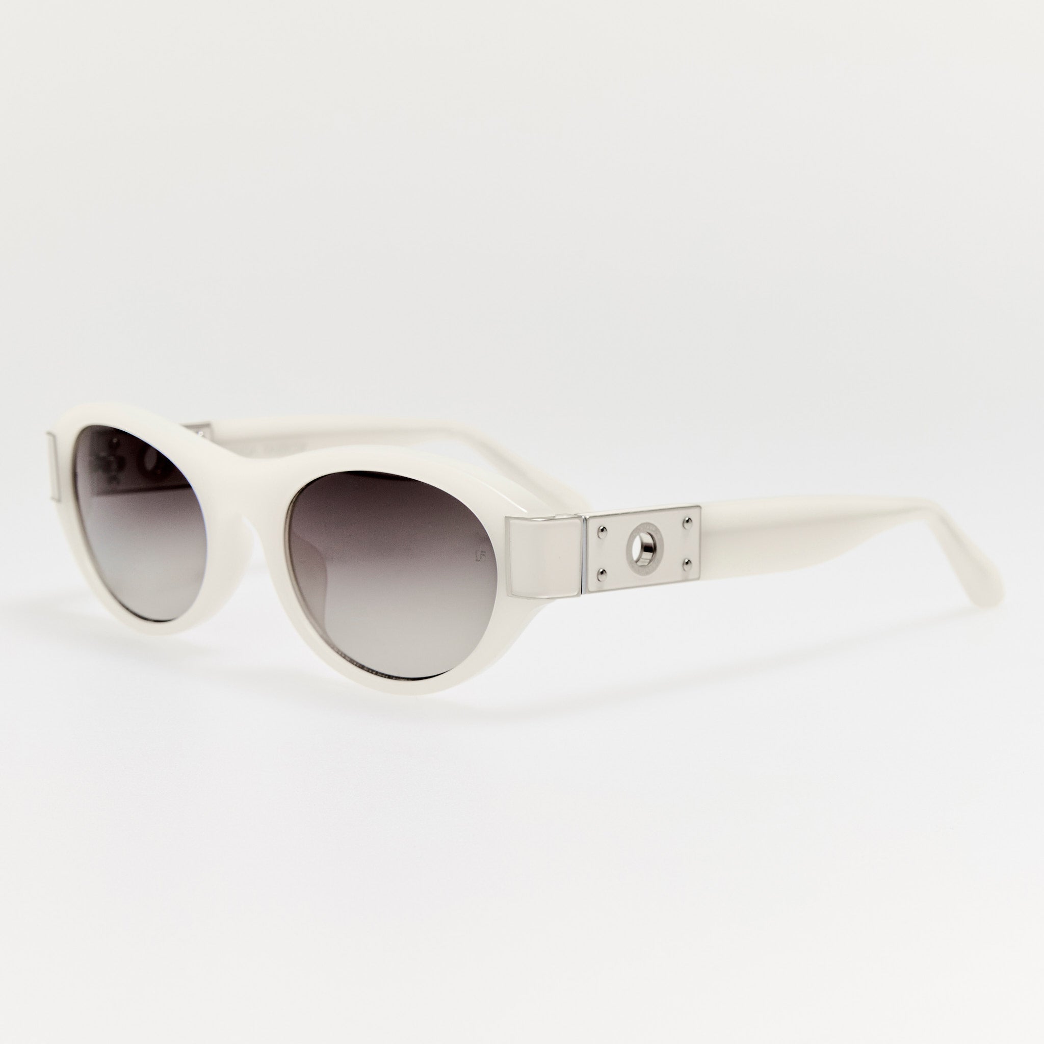 Sirena Sunglasses in Cream - LINDA FARROW - Sunglasses -
