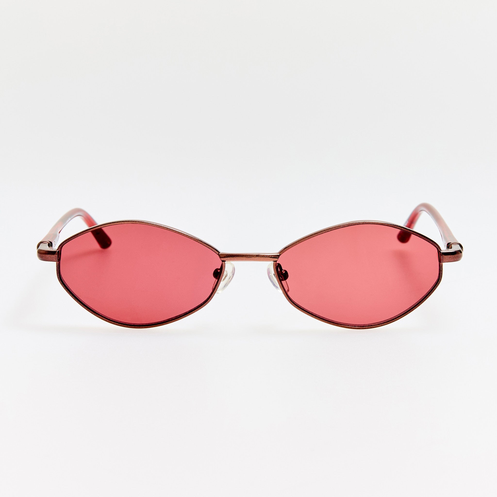 Sirocco Sunglasses in Metallic Brown - LINDA FARROW - Sunglasses -