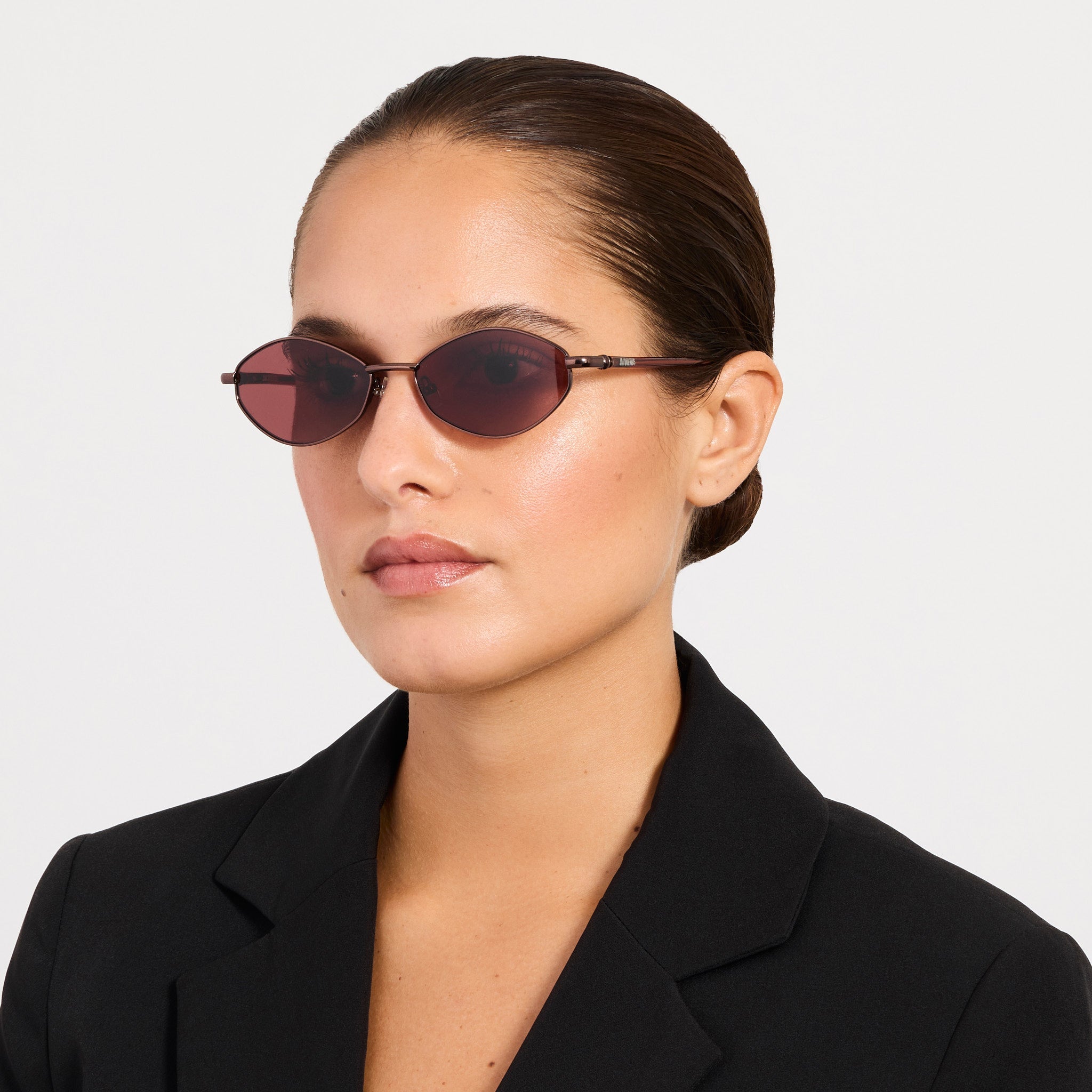 Sirocco Sunglasses in Metallic Brown - LINDA FARROW-Sunglasses-