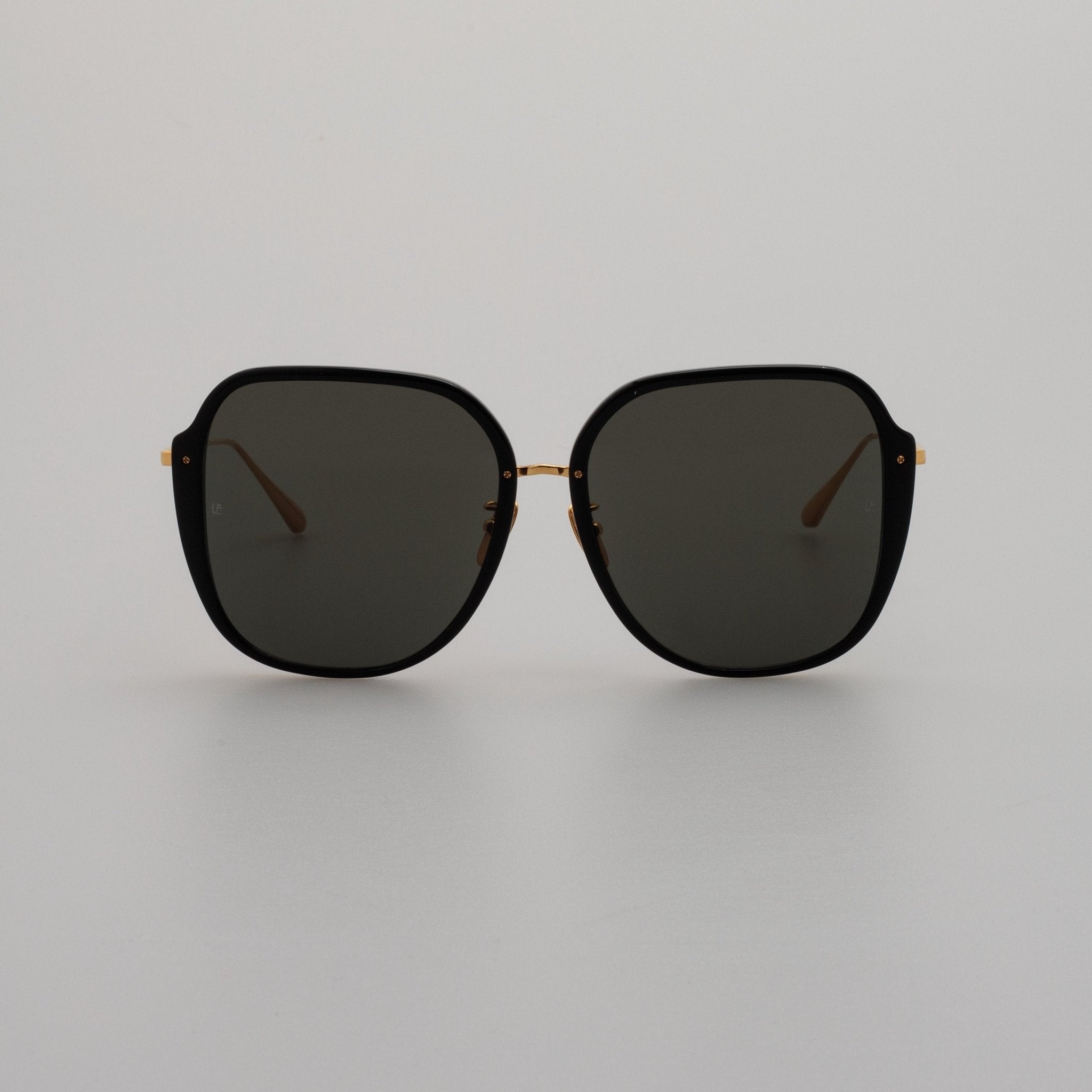 Sofia Sunglasses in Black - LINDA FARROW - Sunglasses -