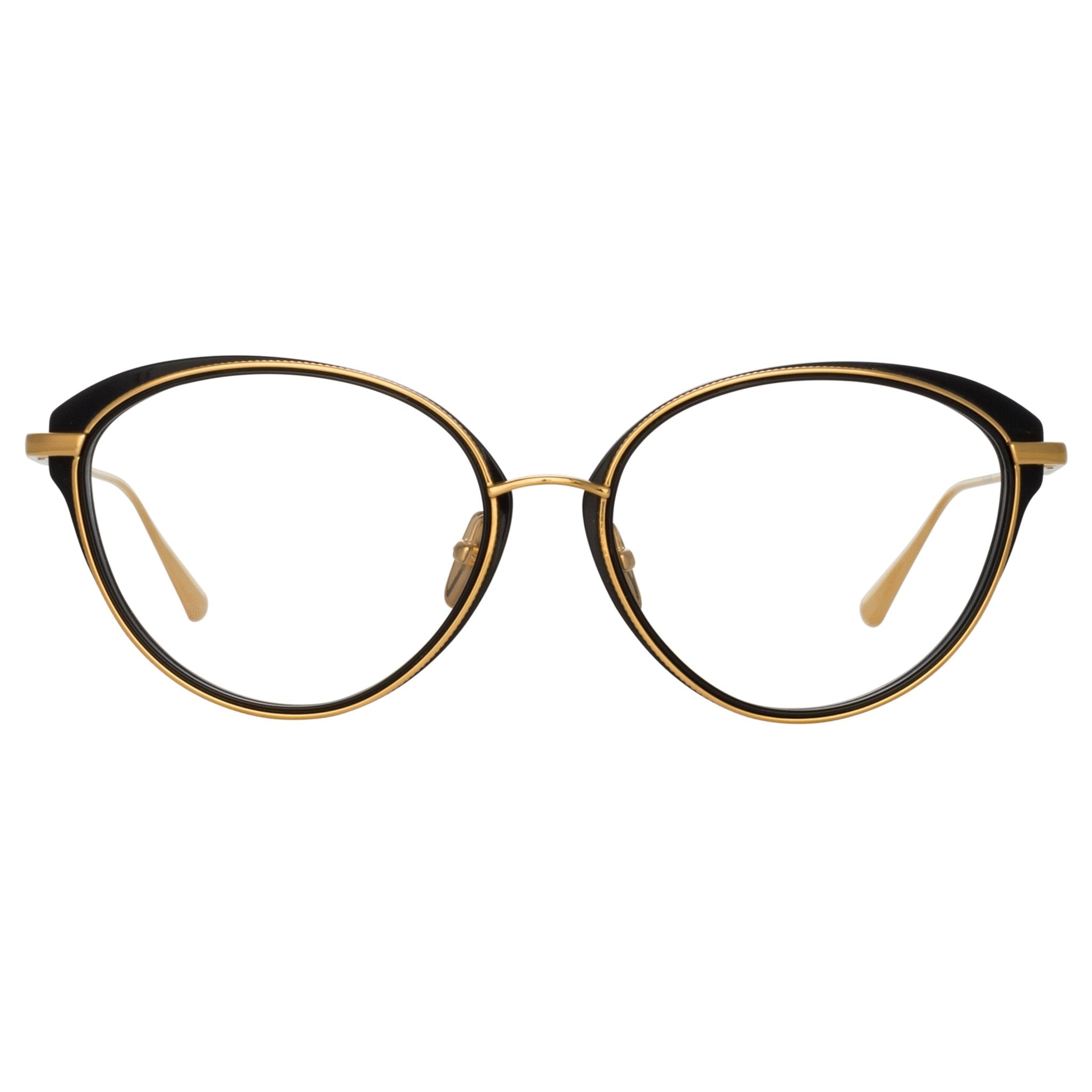 Song Optical Frame in 22K Yellow Gold - LINDA FARROW - Optical Frame -