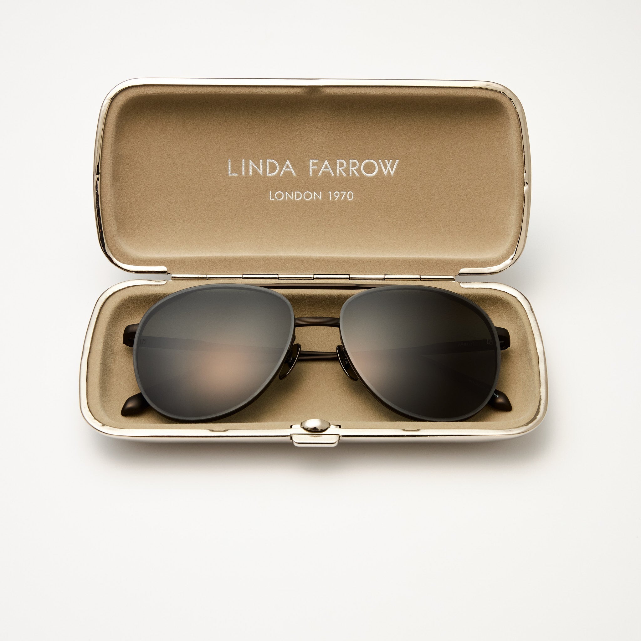 Stainless Steel Eyewear Case - LINDA FARROW - Accessories -