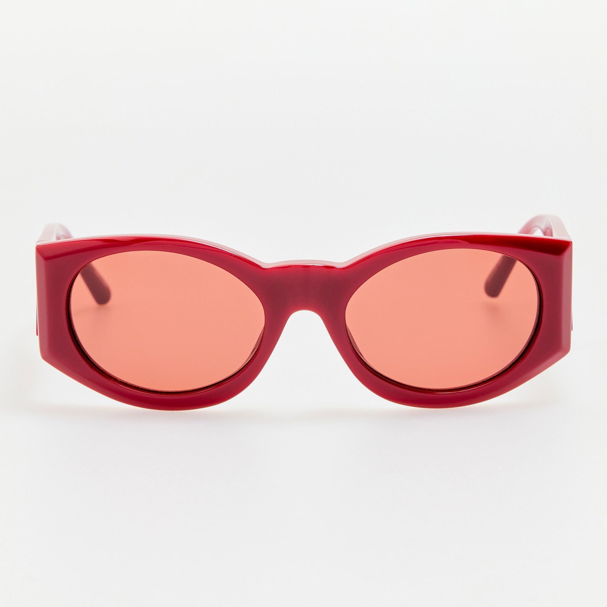 Sunglasses in Burgundy - LINDA FARROW - Sunglasses -