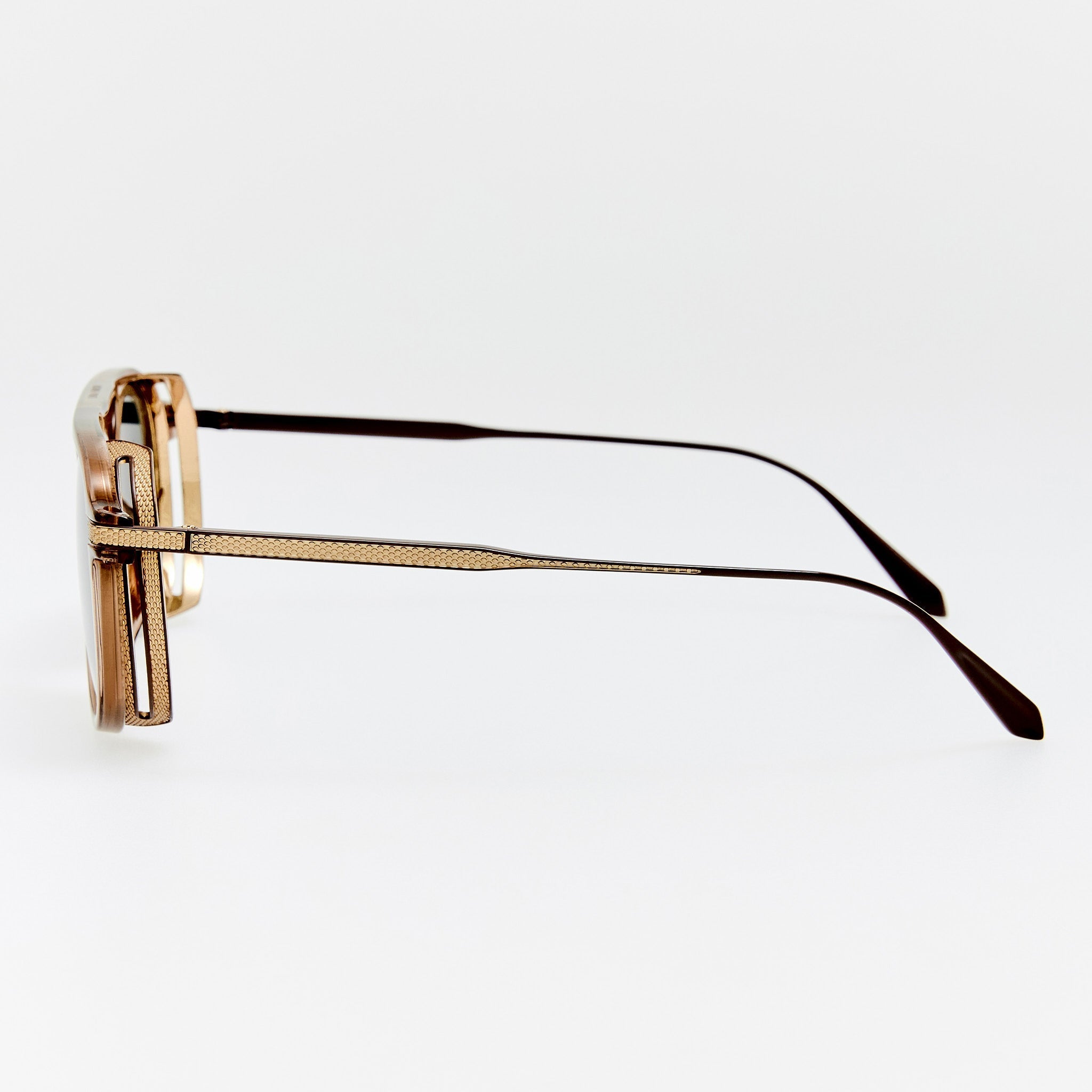 Sutton Sunglasses in Brown - LINDA FARROW - Sunglasses -