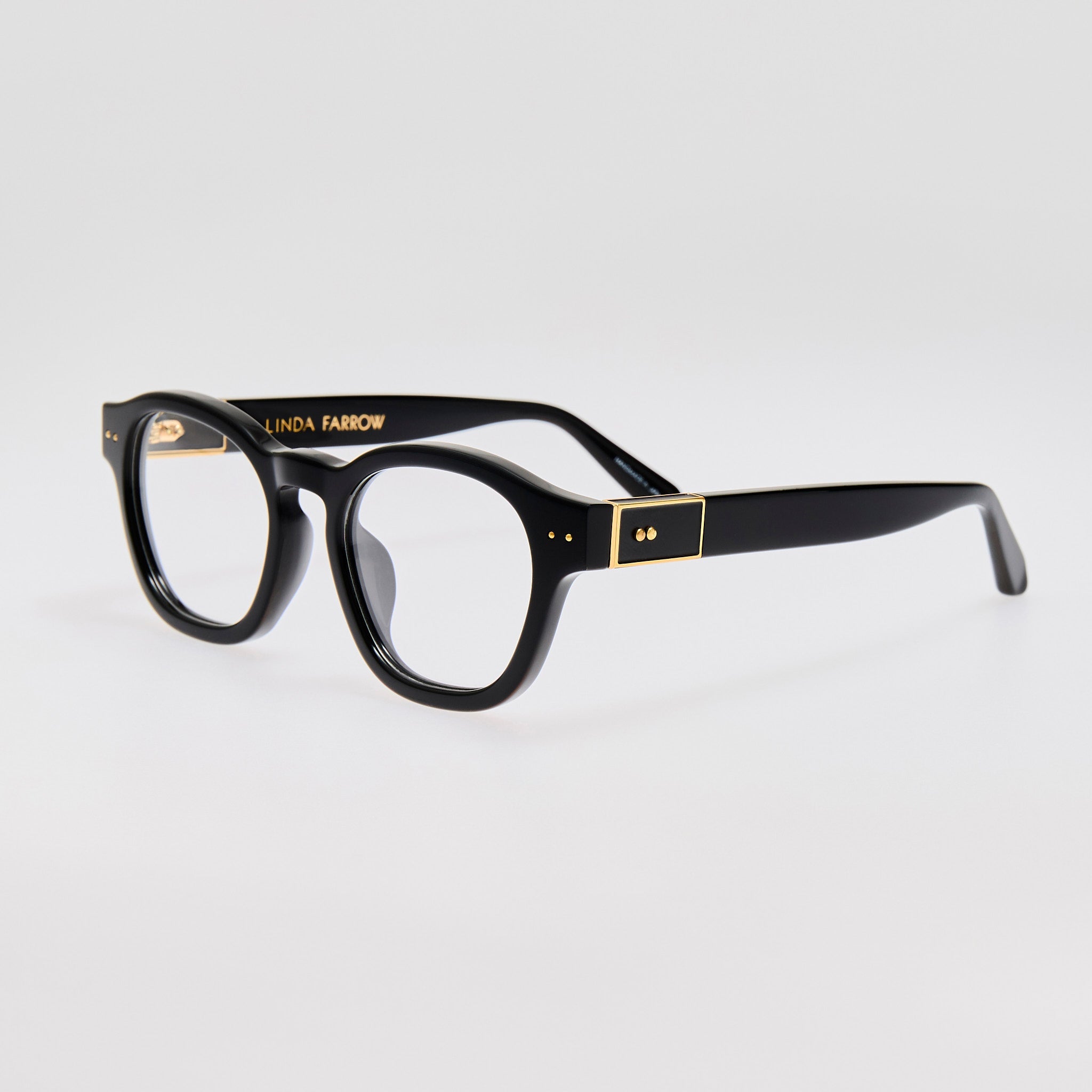 Talbot Optical in Black - LINDA FARROW - Optical Frame -