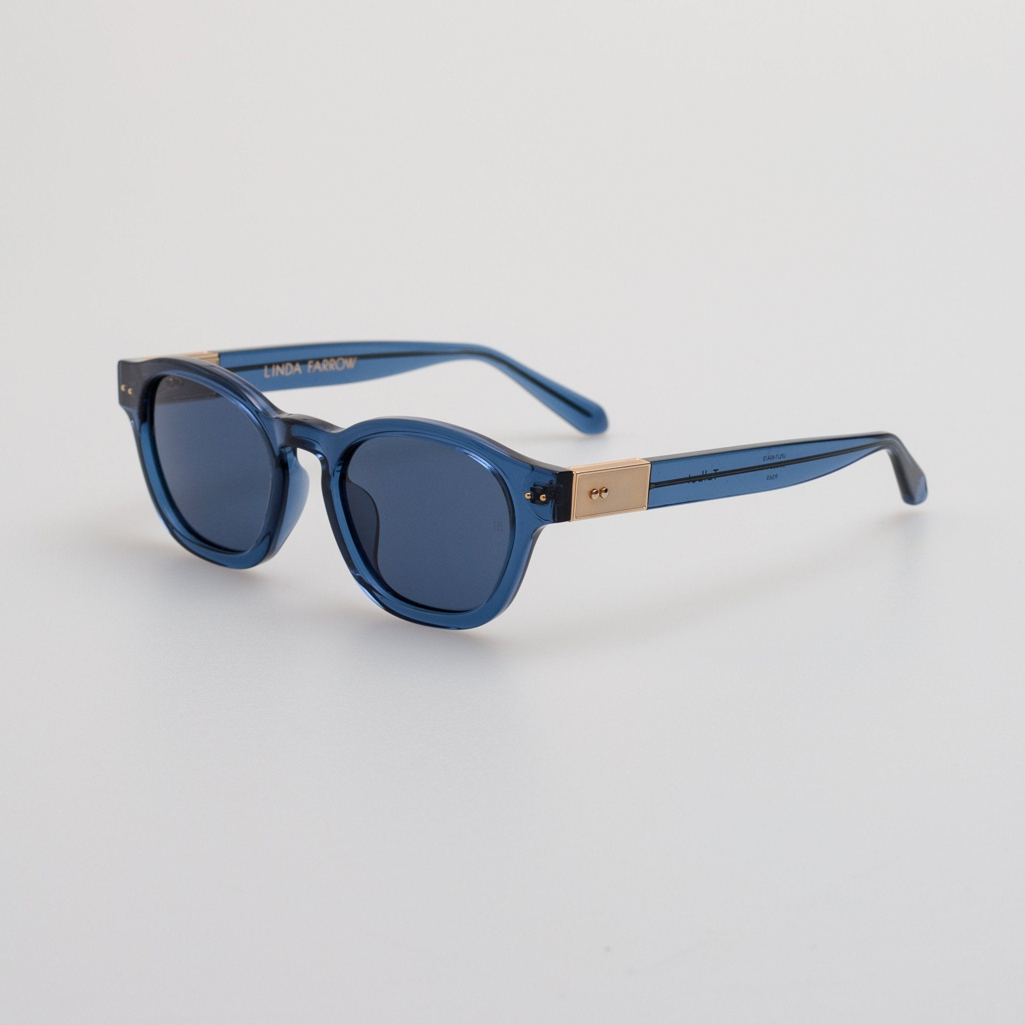 Talbot Sunglasses in Navy - LINDA FARROW - Sunglasses -