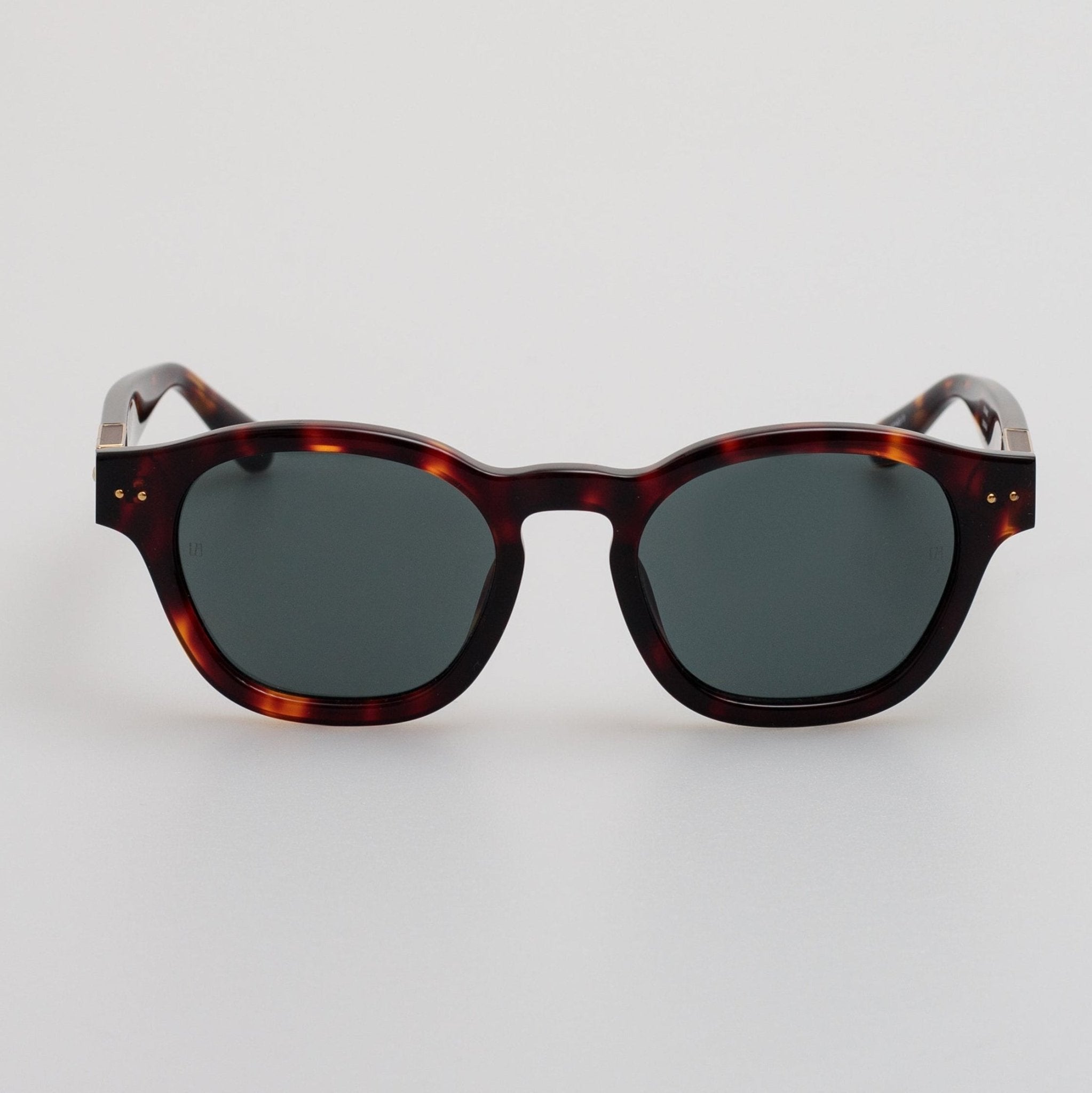 Talbot Sunglasses in Tortoiseshell - LINDA FARROW - Sunglasses -
