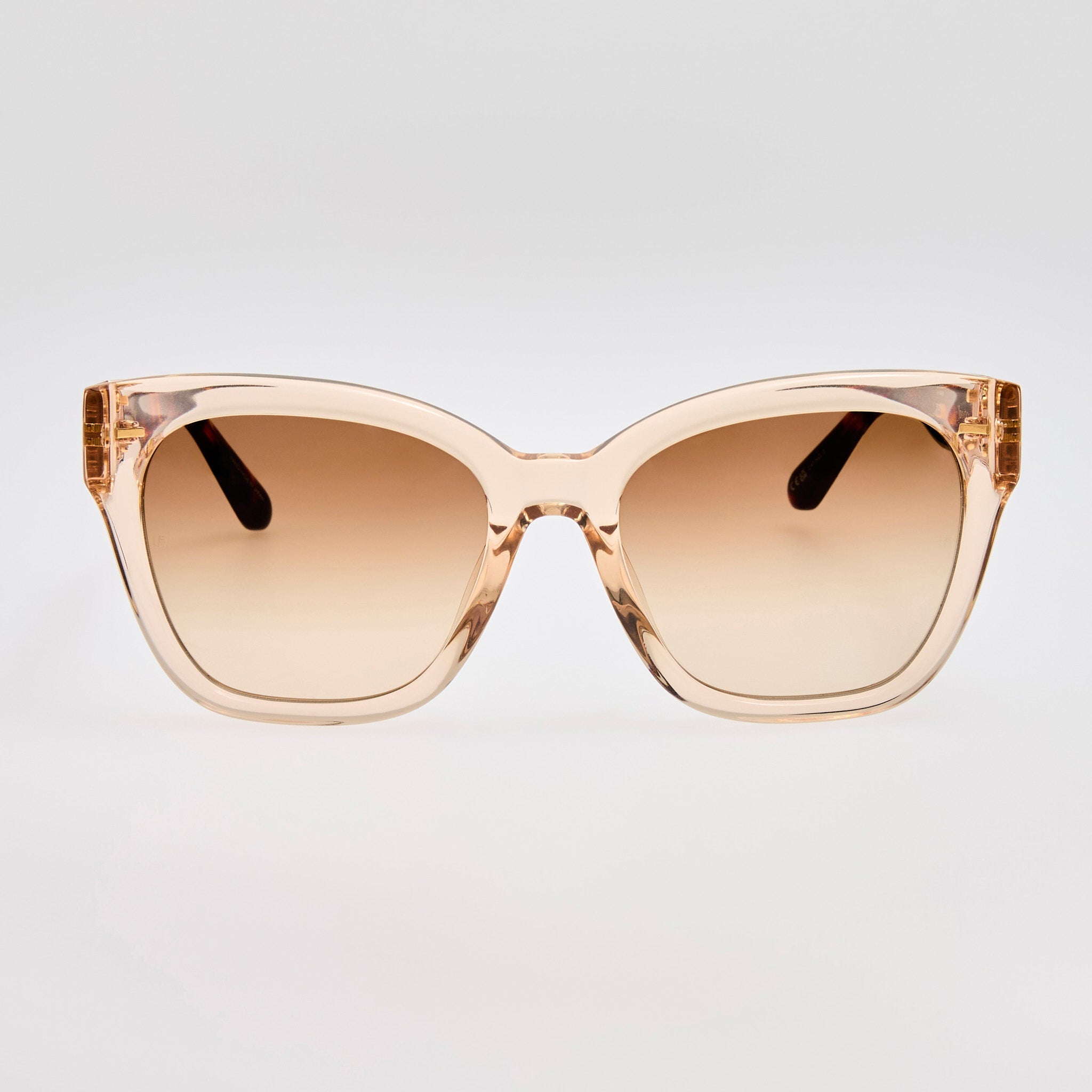 Tamara Cat Eye Sunglasses in Ash - LINDA FARROW - Sunglasses -