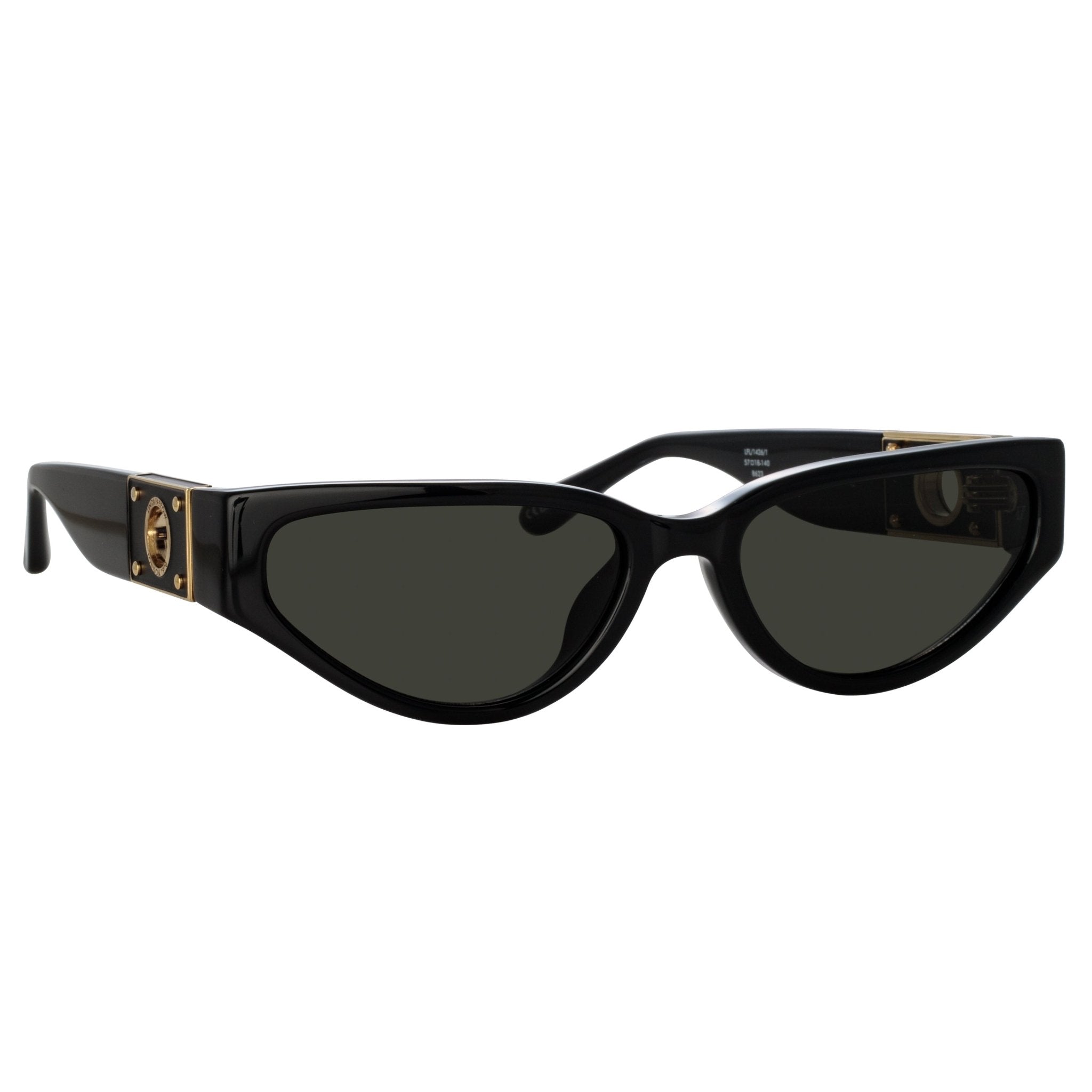 Tomie Sunglasses in Black - LINDA FARROW - Sunglasses -