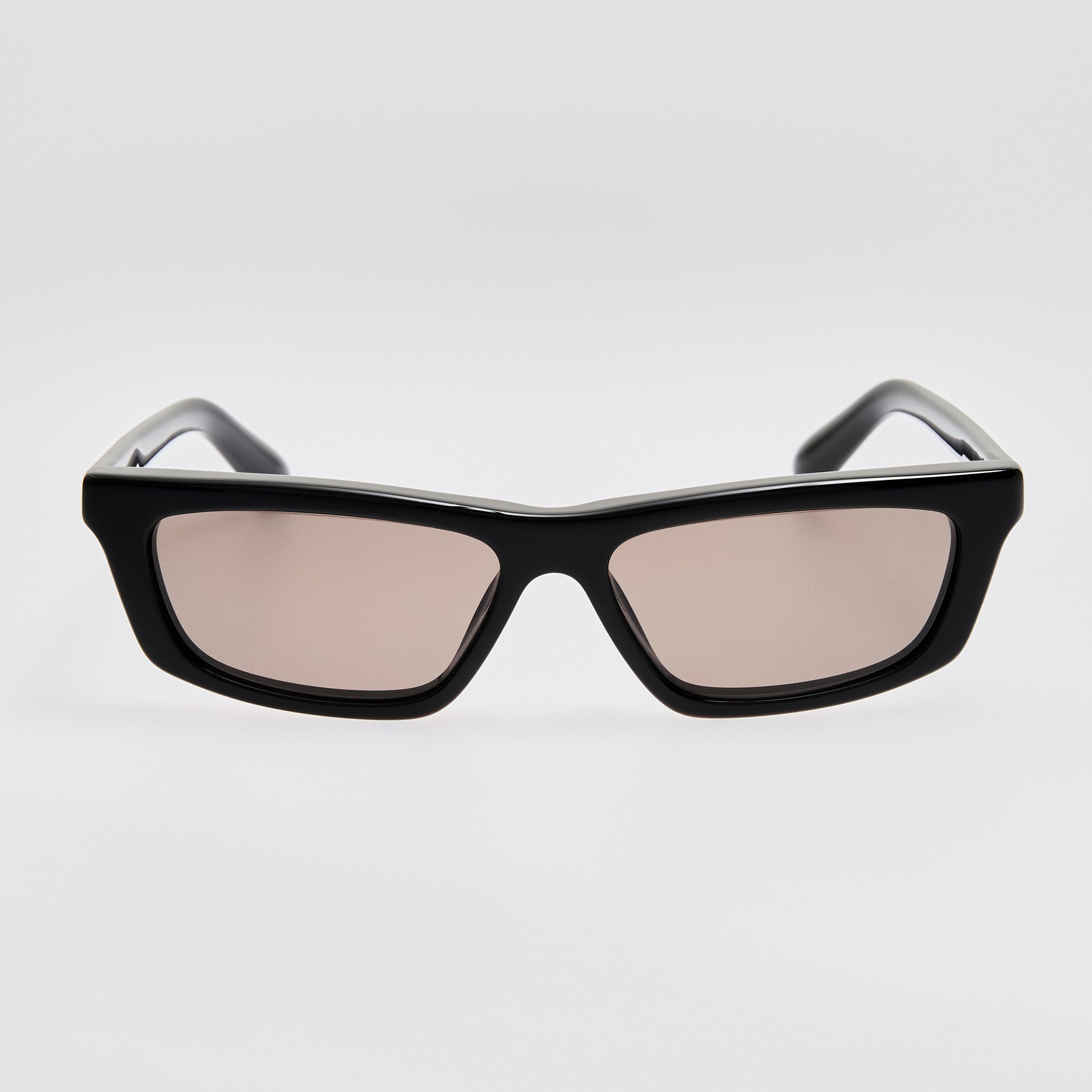 Trapezi Sunglasses in Black - LINDA FARROW - Sunglasses -