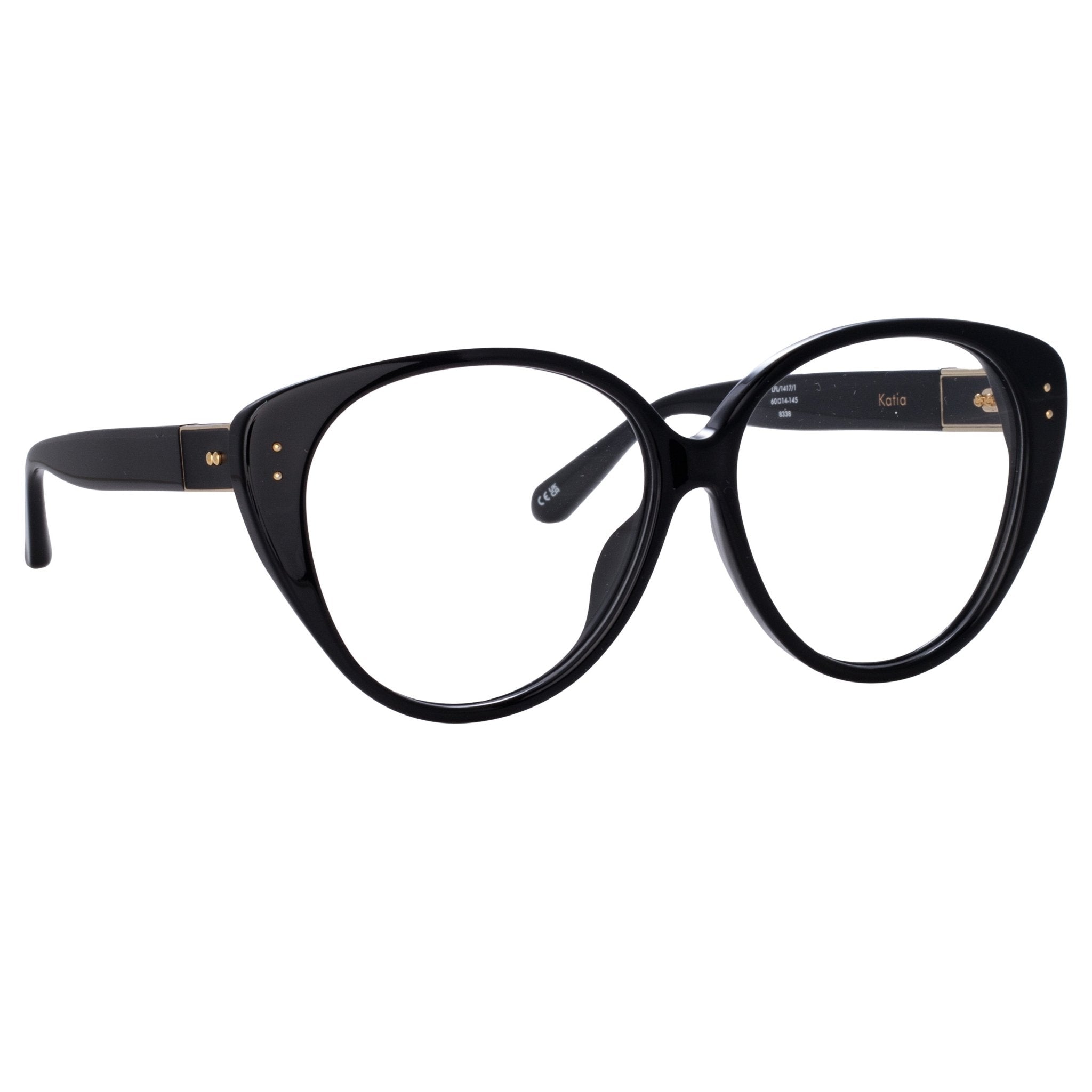 Katia Optical Frame in Black - LINDA FARROW - Optical Frame -