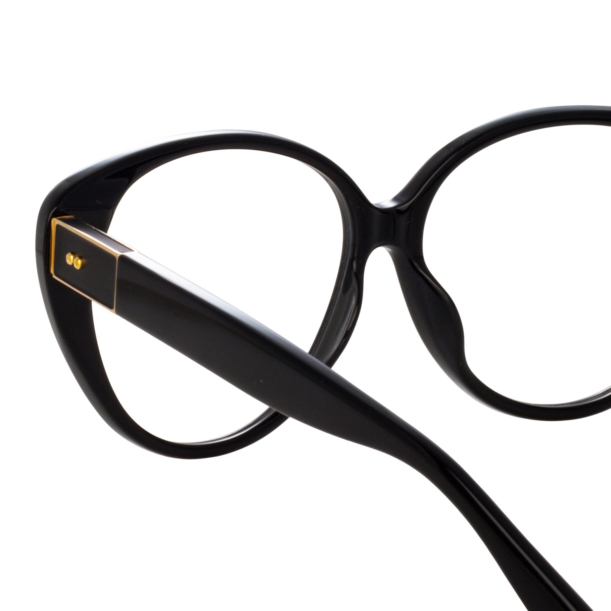 Katia Optical Frame in Black - LINDA FARROW - Optical Frame -