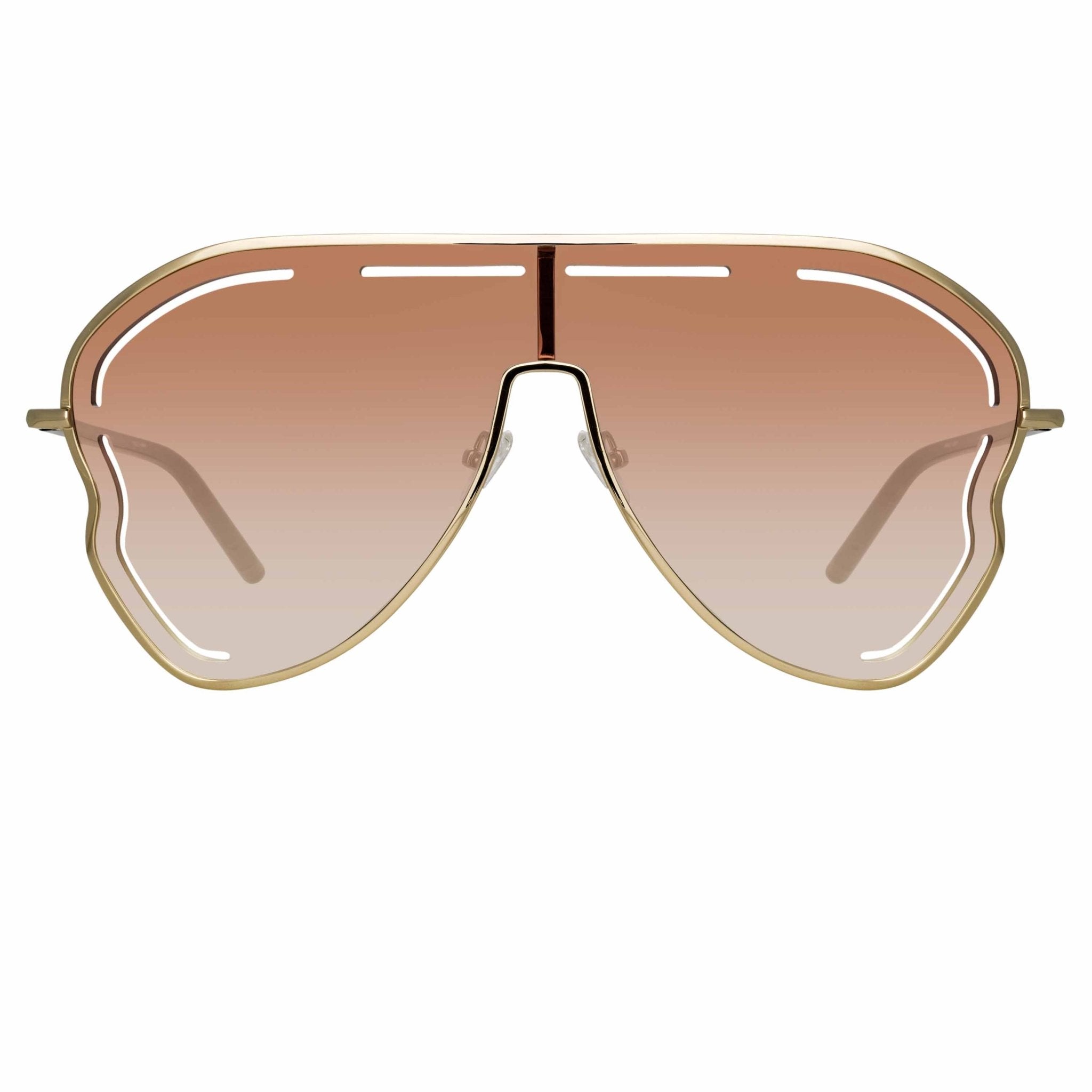 Kika Gardenia Sunglasses in Taupe - LINDA FARROW - Sunglasses -