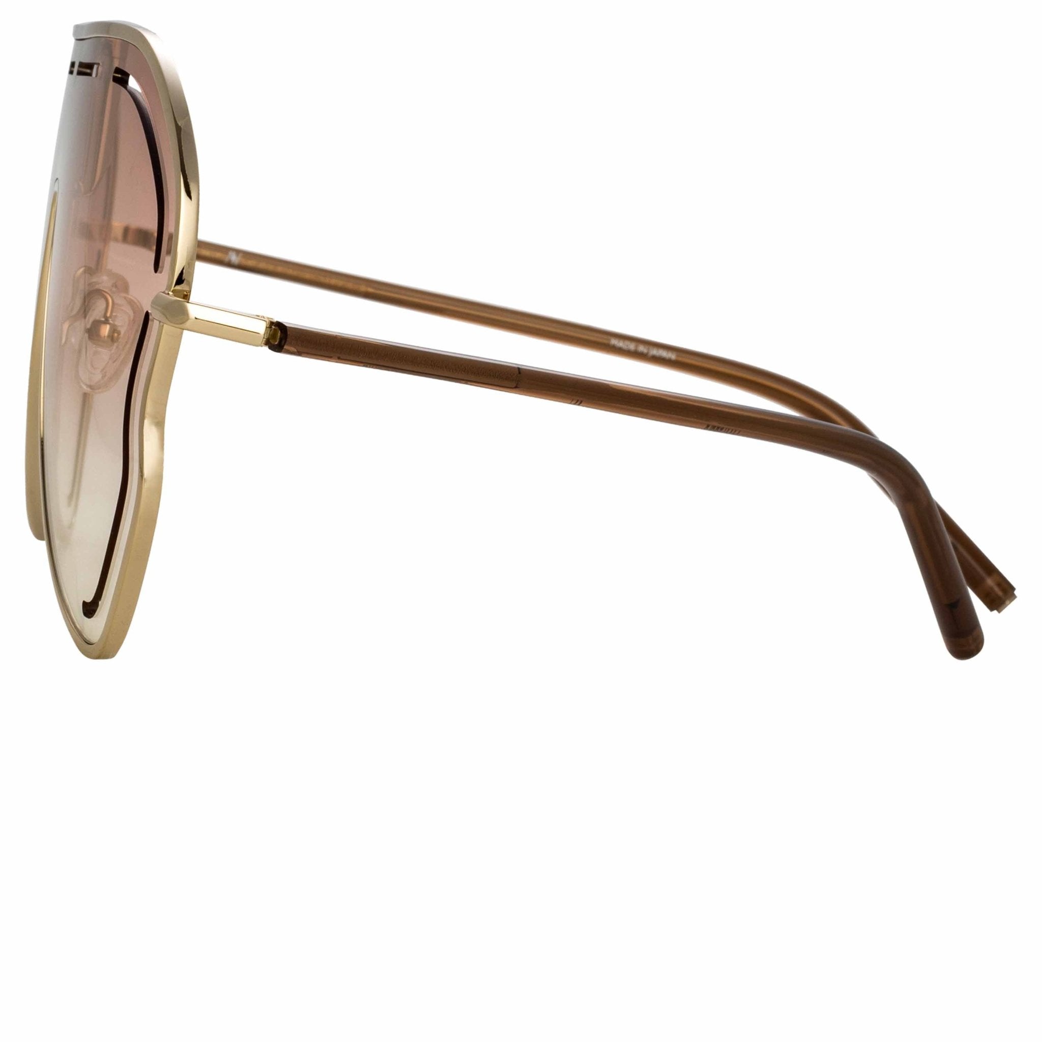Kika Gardenia Sunglasses in Taupe - LINDA FARROW - Sunglasses -