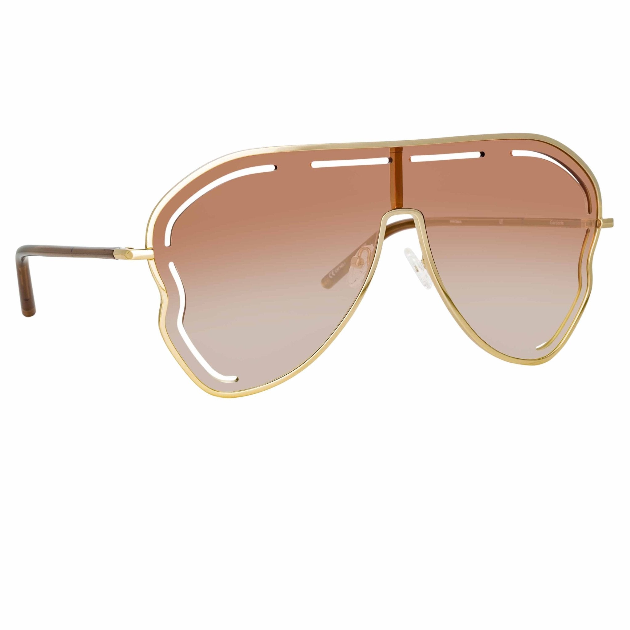 Kika Gardenia Sunglasses in Taupe - LINDA FARROW - Sunglasses -