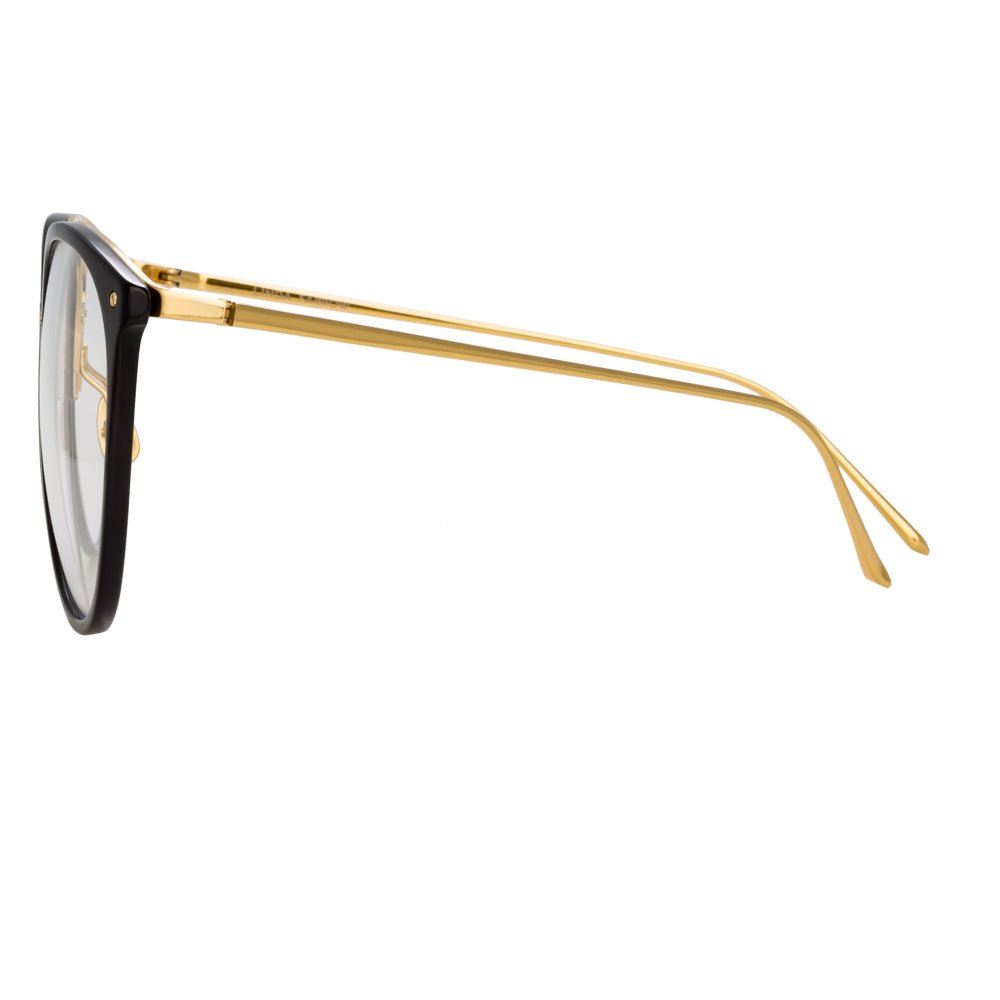 Kings Optical Frame in Black - LINDA FARROW - Optical Frame -