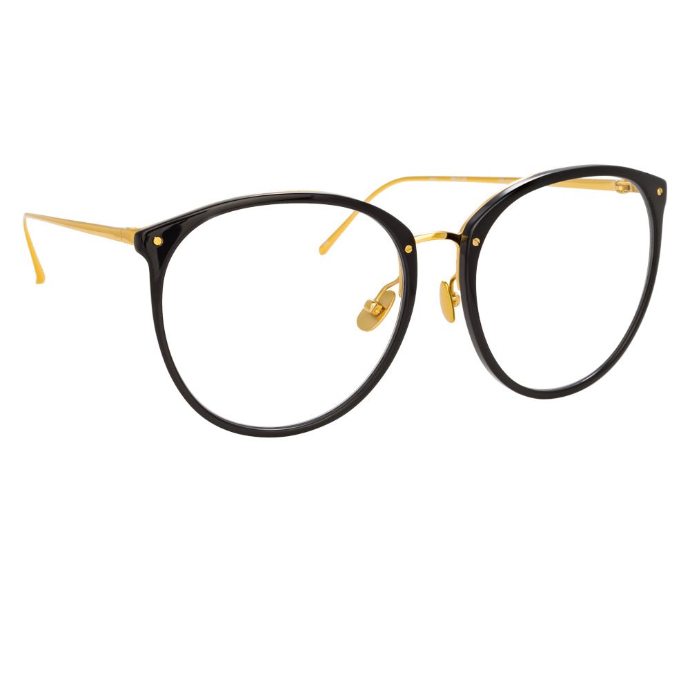 Kings Optical Frame in Black - LINDA FARROW - Optical Frame -