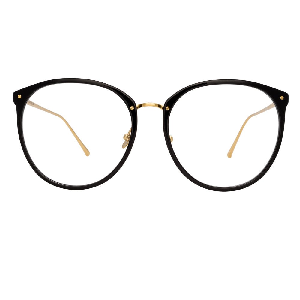 Kings Optical Frame in Black - LINDA FARROW - Optical Frame -
