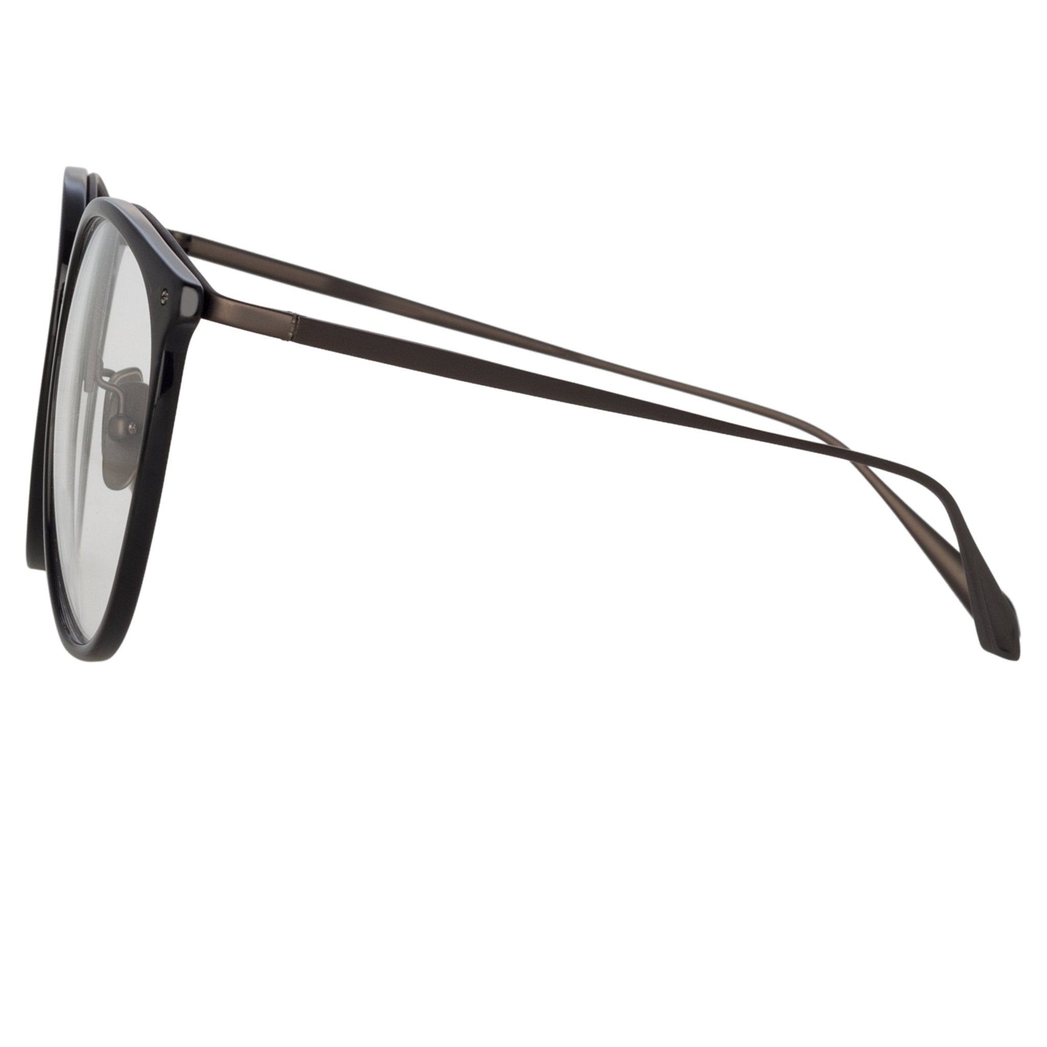 Kings Optical Frame in Matt Black - LINDA FARROW - Optical Frame -
