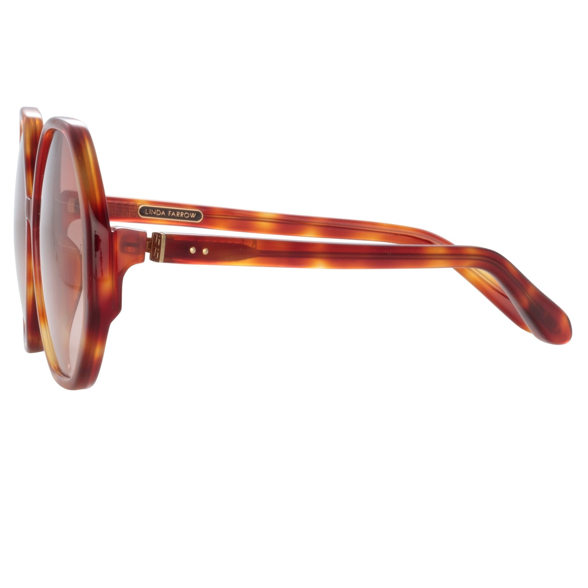 Paloma Sunglasses in Amber - LINDA FARROW - Sunglasses -