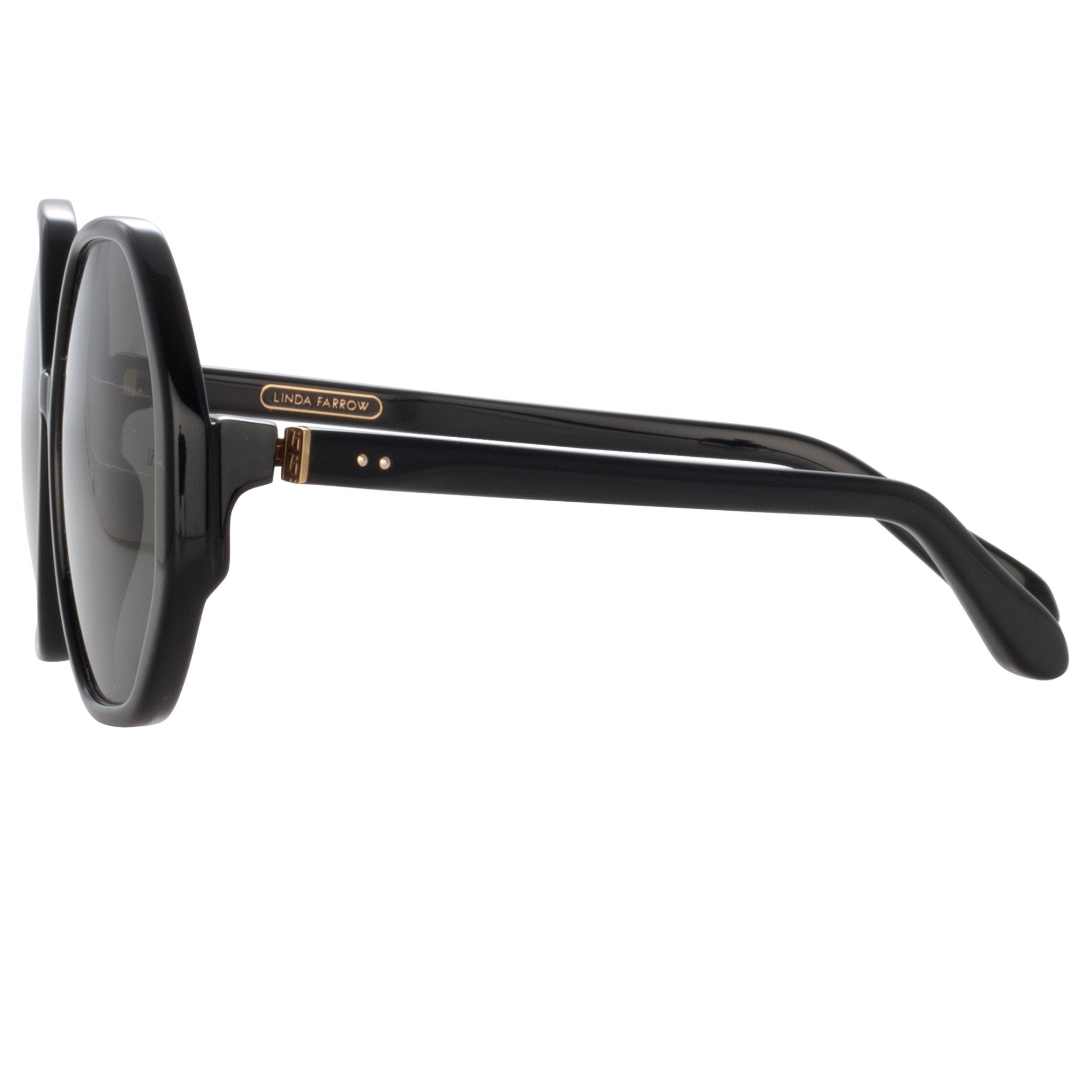 Paloma Sunglasses in Black - LINDA FARROW - Sunglasses -
