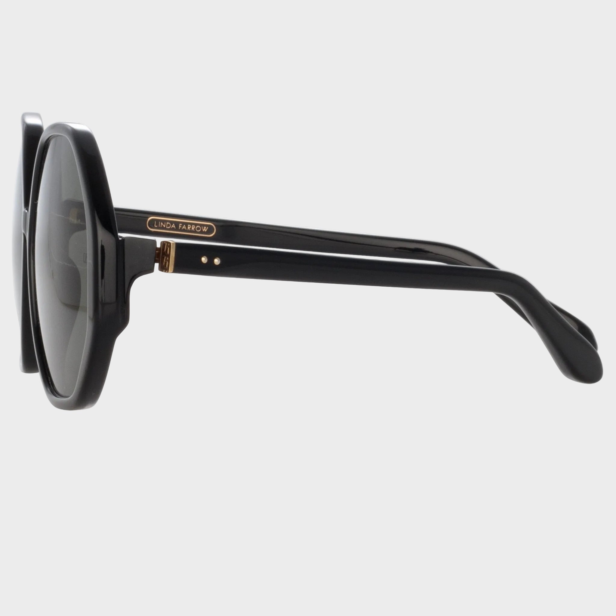 Paloma Sunglasses in Black - LINDA FARROW - Sunglasses -