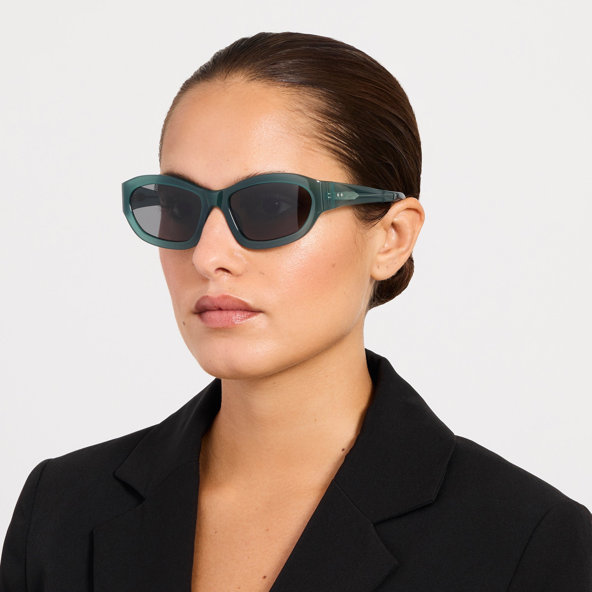 Wrap Sunglasses in Teal