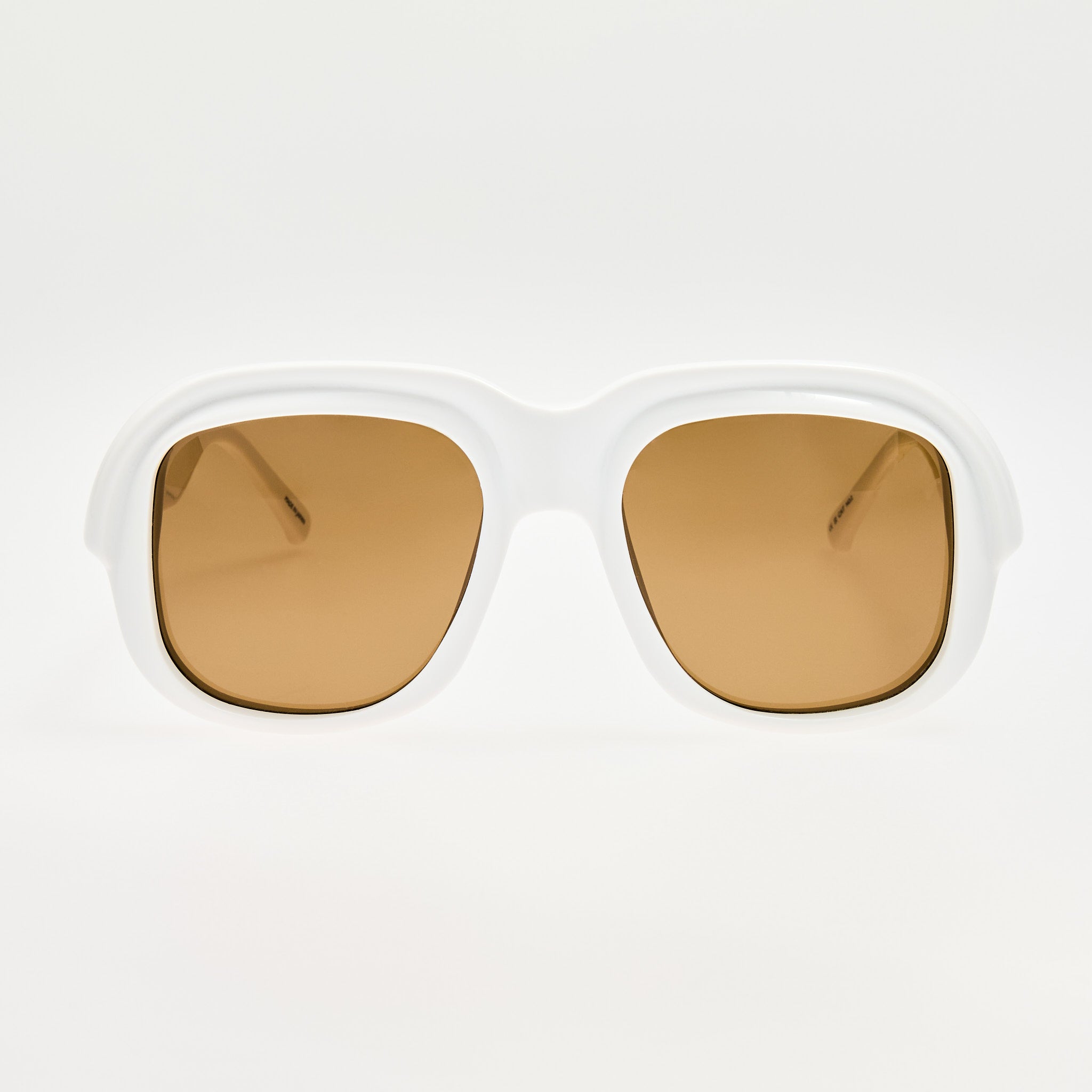 Oversize Sunglasses in Ecru