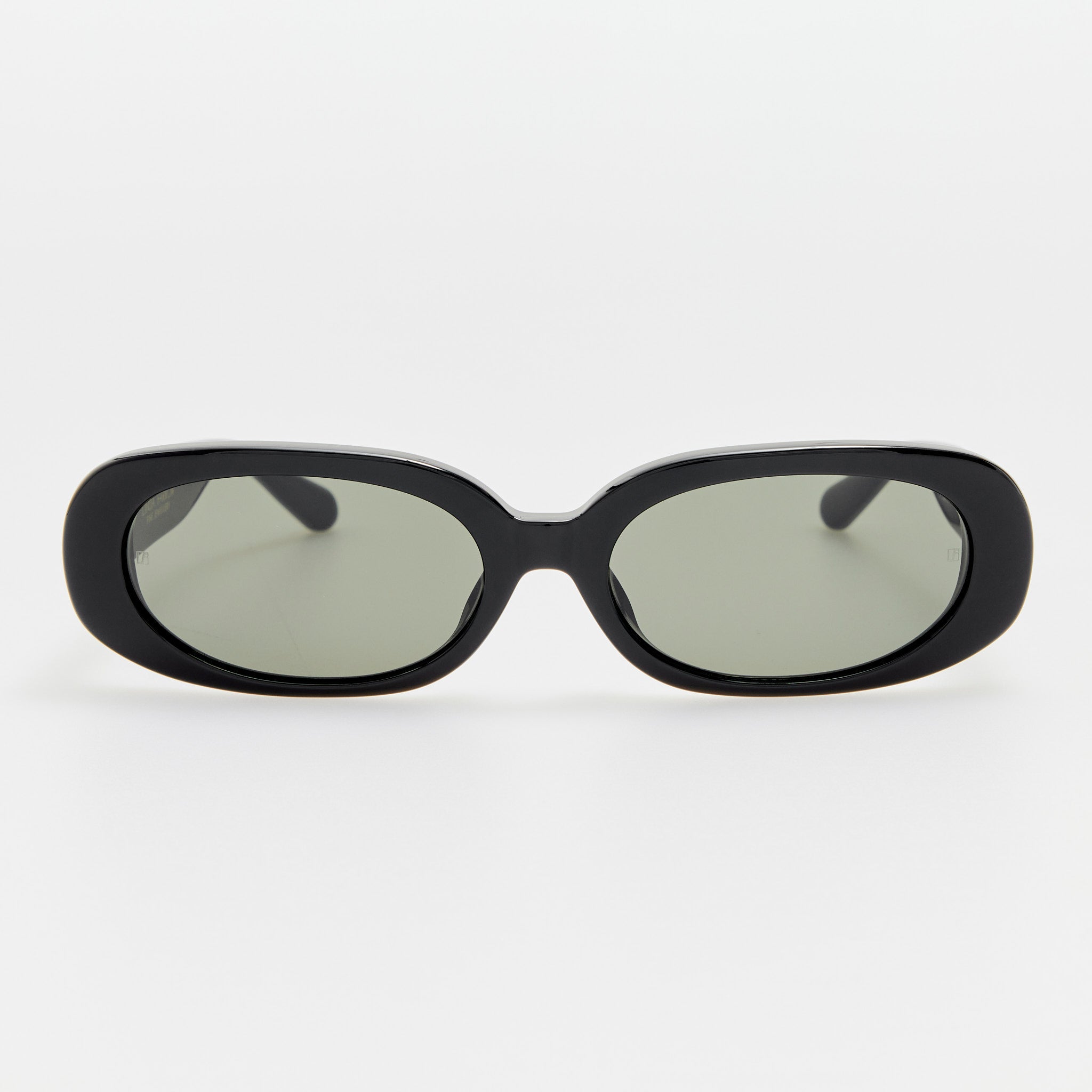 Cara Sunglasses in Black with Diamonds and 22K Gold
