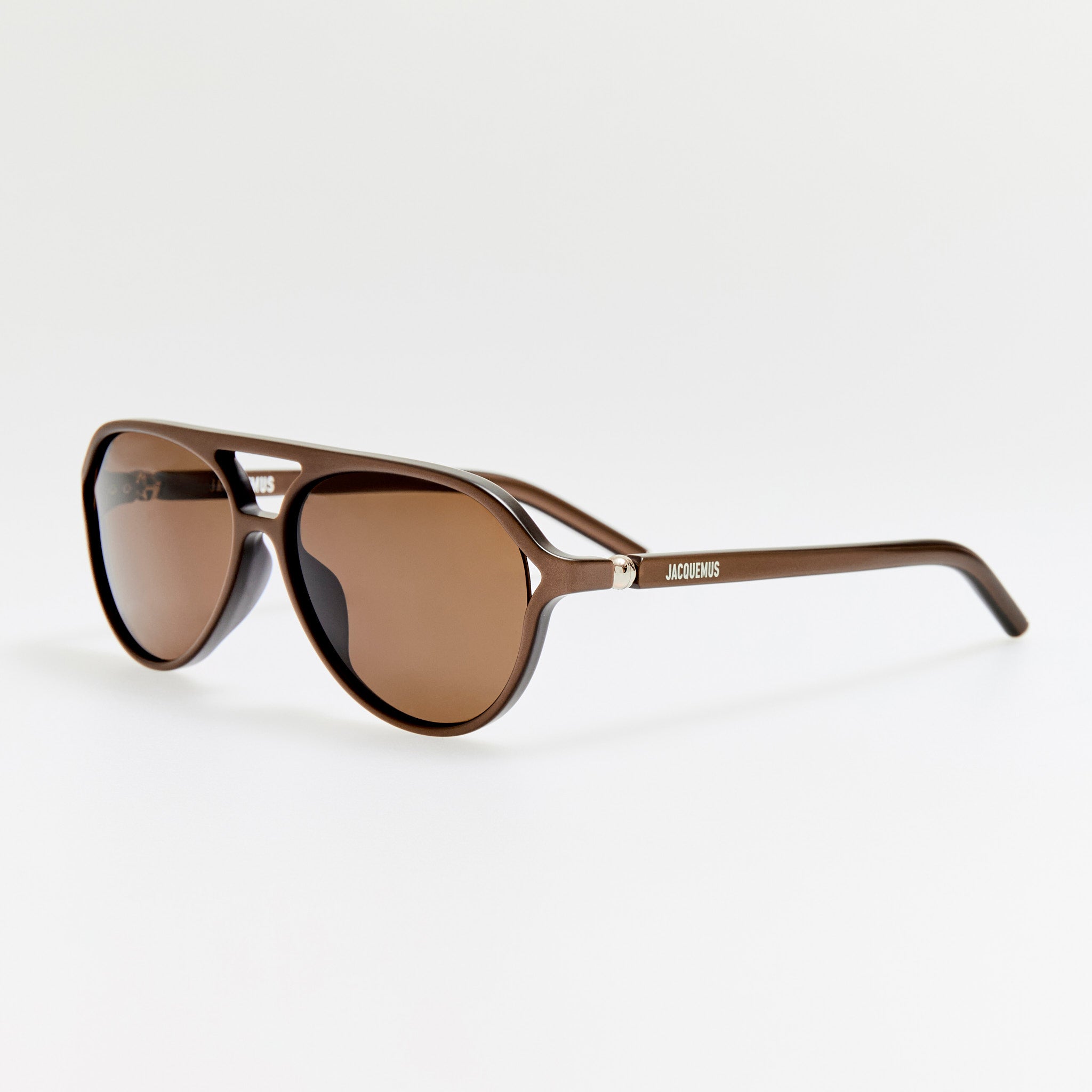 Pastro Sunglasses in Matt Metallic Brown