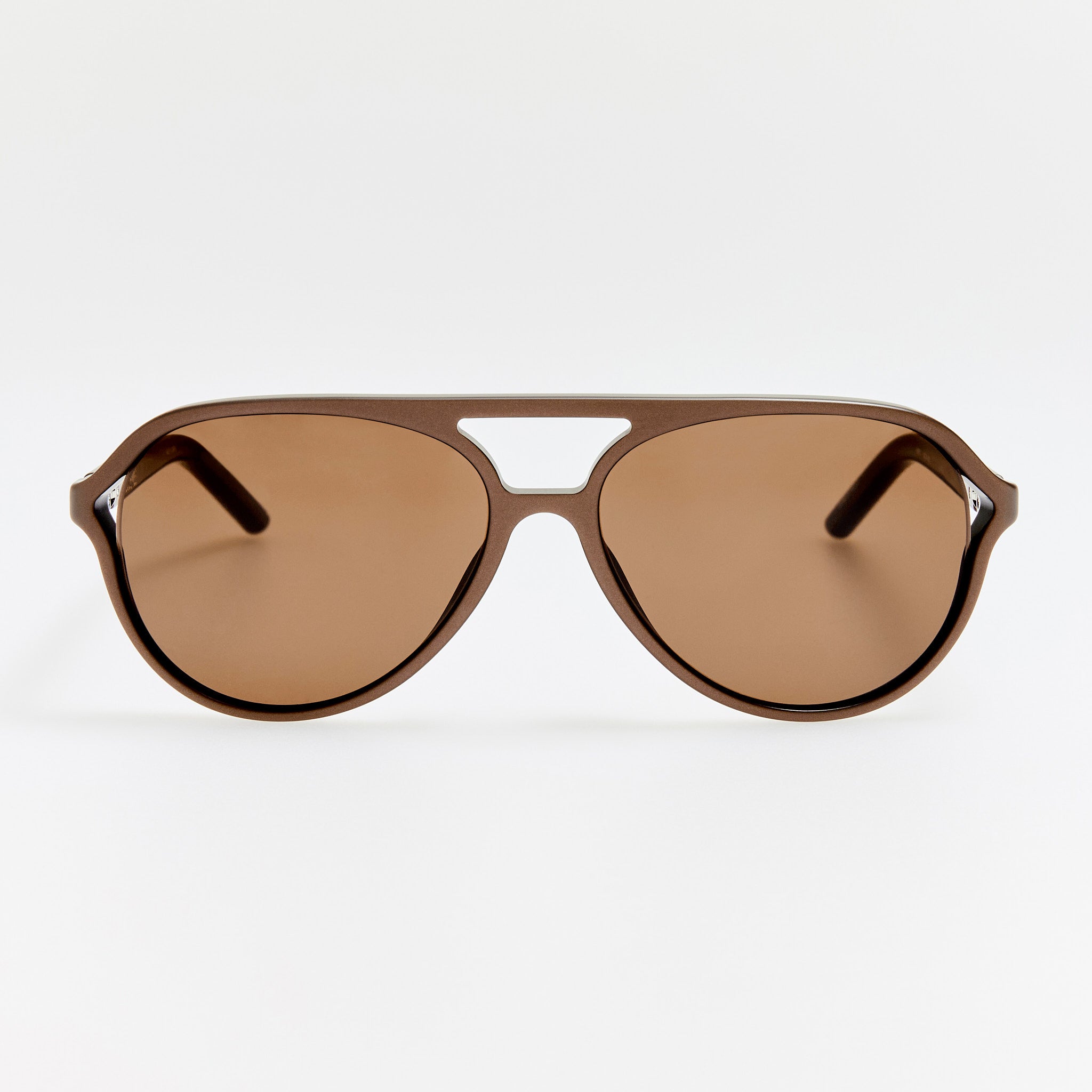 Pastro Sunglasses in Matt Metallic Brown