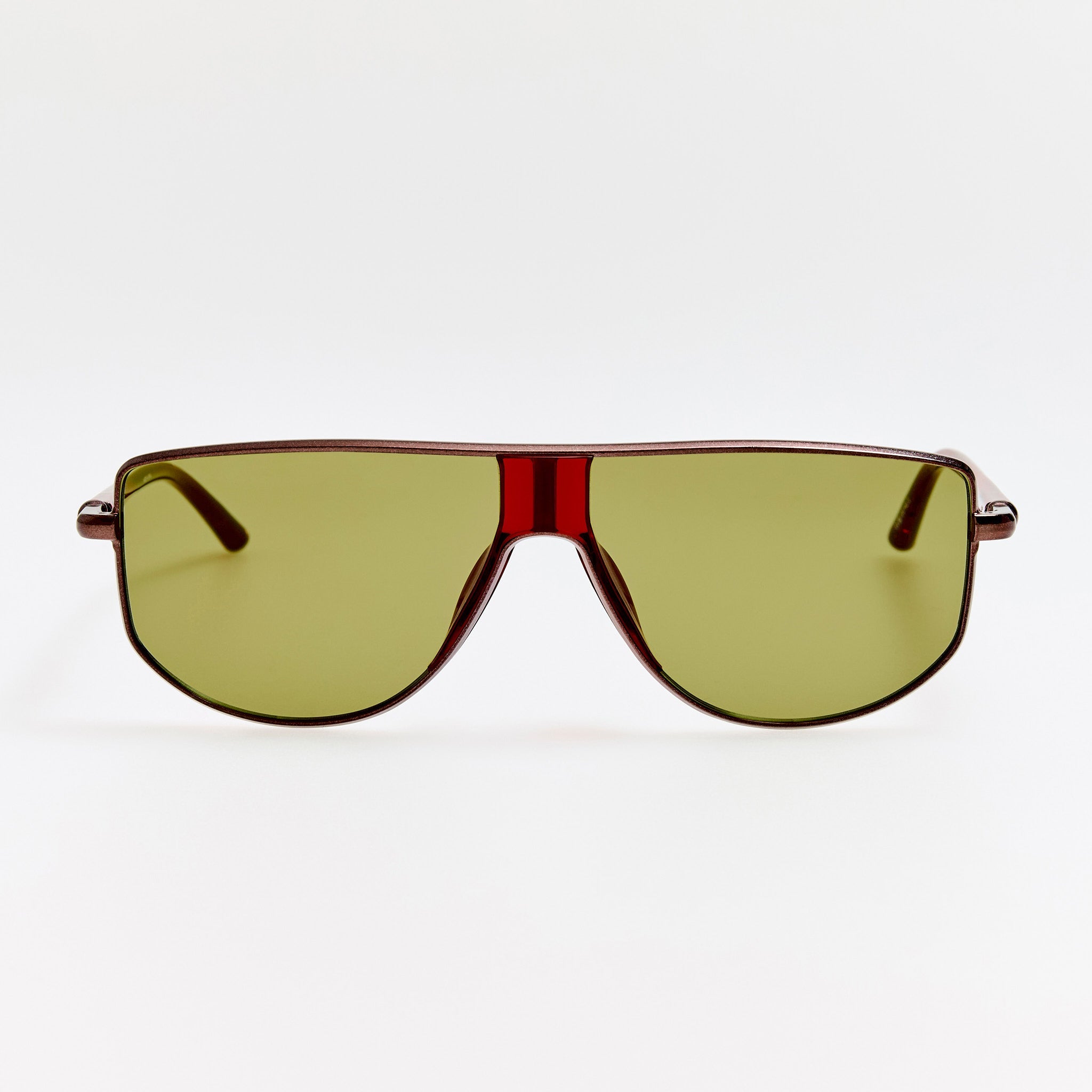 Corsa Sunglasses in Metallic Brown