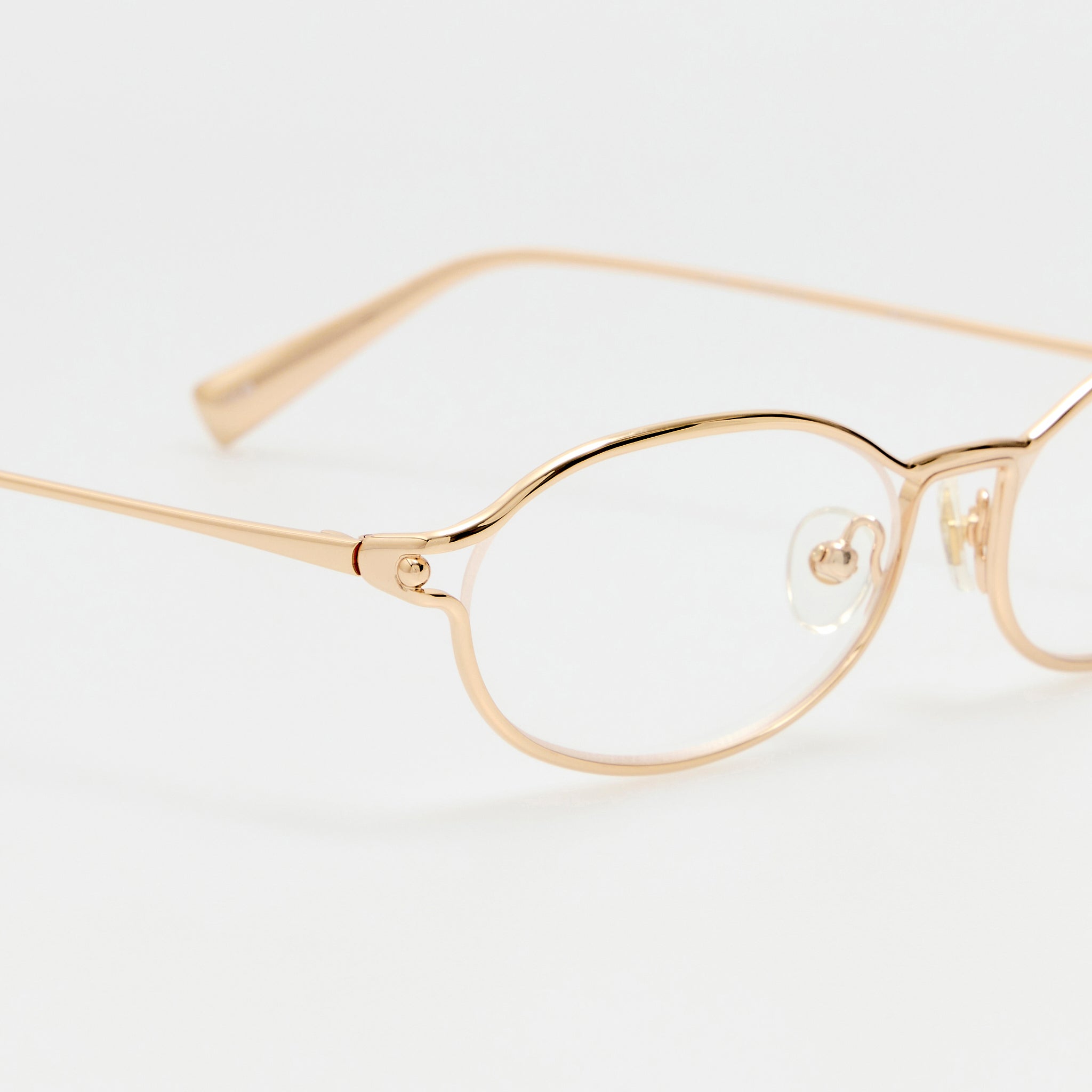 Oval Optical in Gold