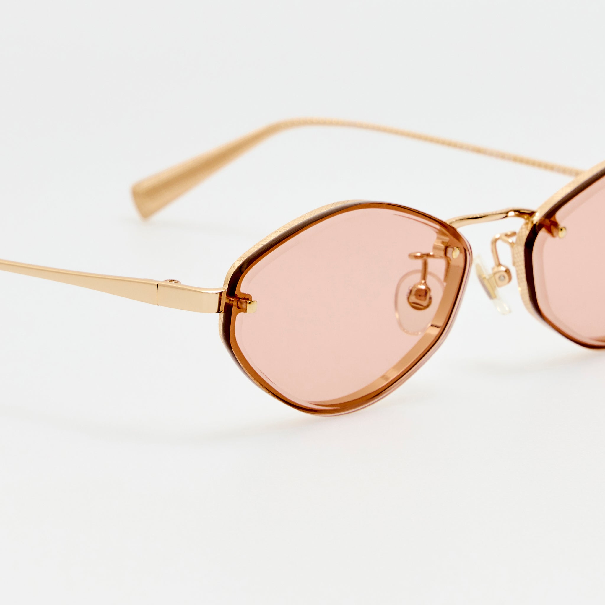 Bellini Sunglasses in Gold and Blush