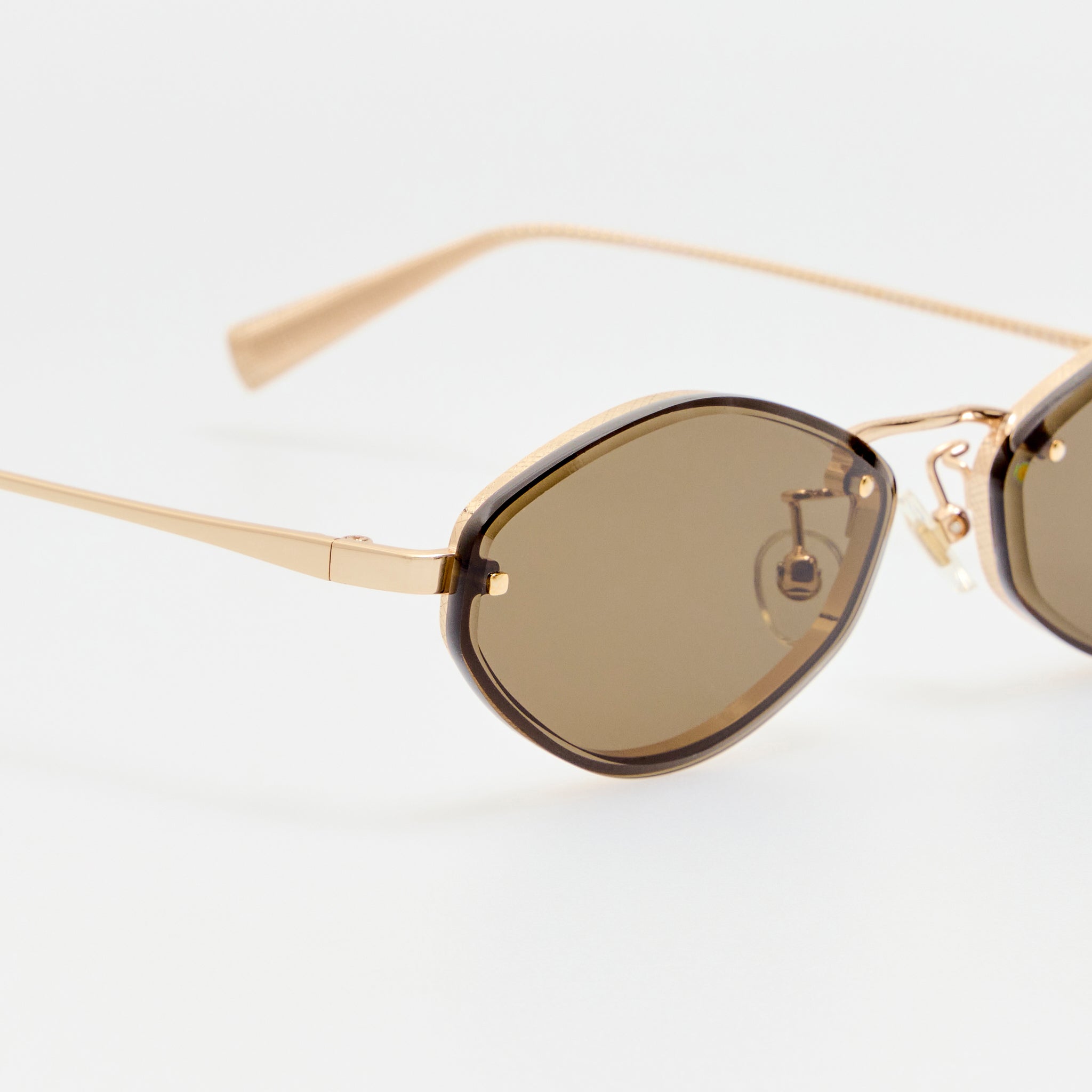 Bellini Sunglasses in Gold and Brown