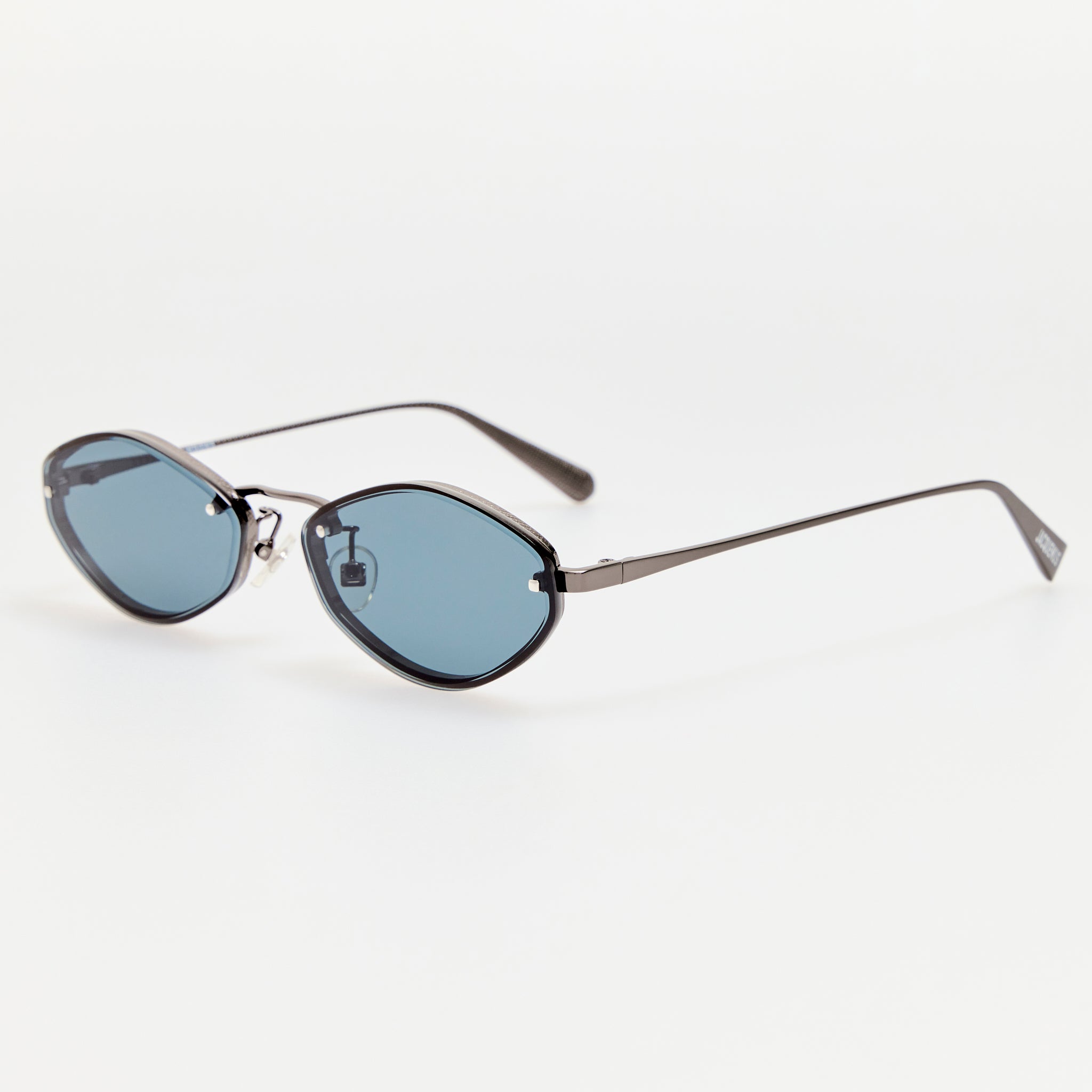 Bellini Sunglasses in Nickel and Smoke