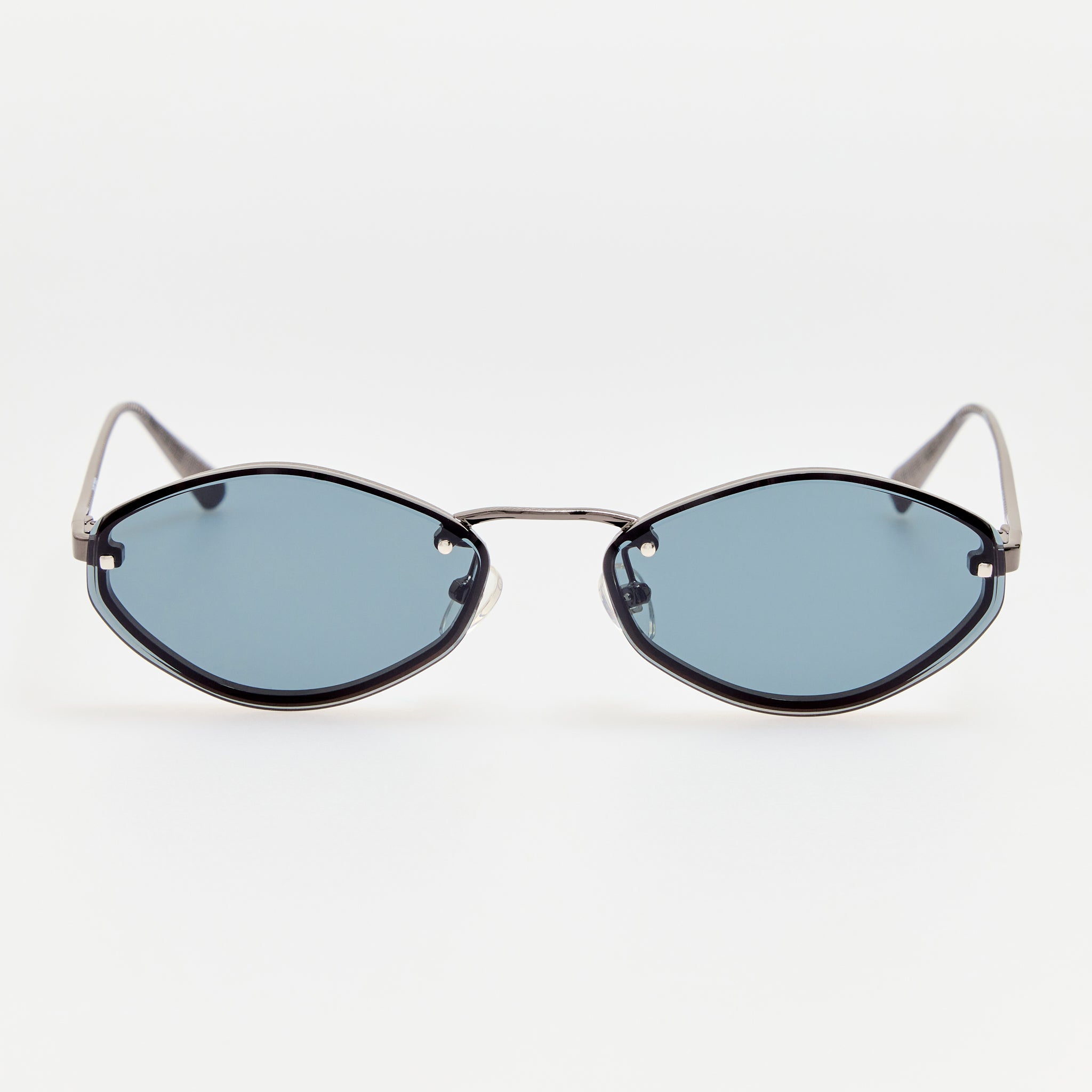 Bellini Sunglasses in Nickel and Smoke
