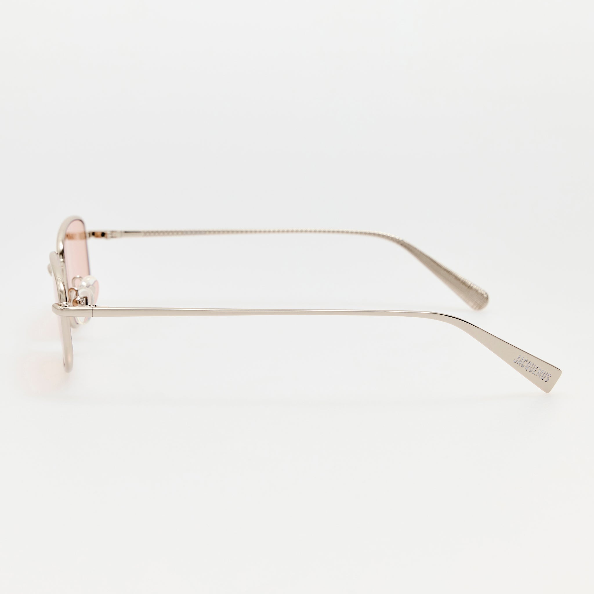 Palma Sunglasses in Silver and Blush
