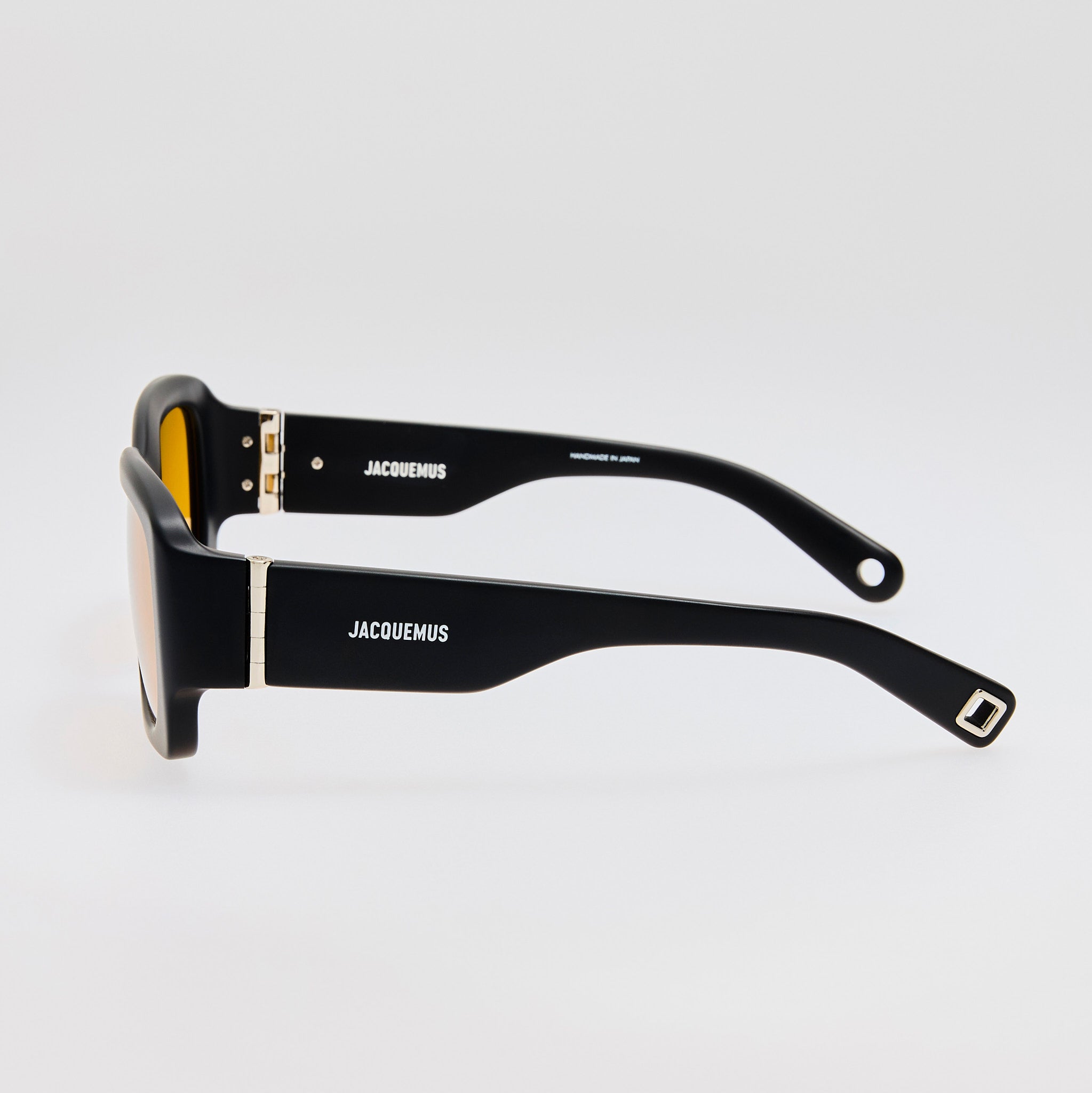 Croisiere Rectangular Sunglasses in Matt Black