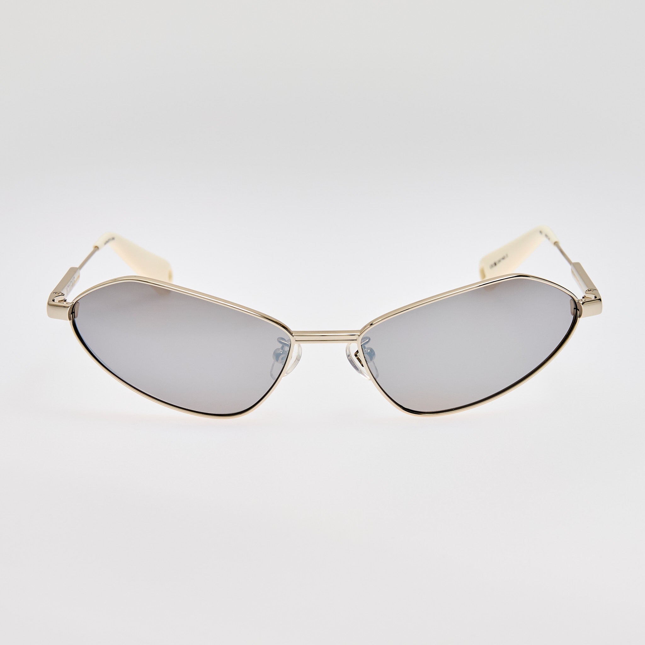 Bambino Angular Metal Sunglasses in Silver
