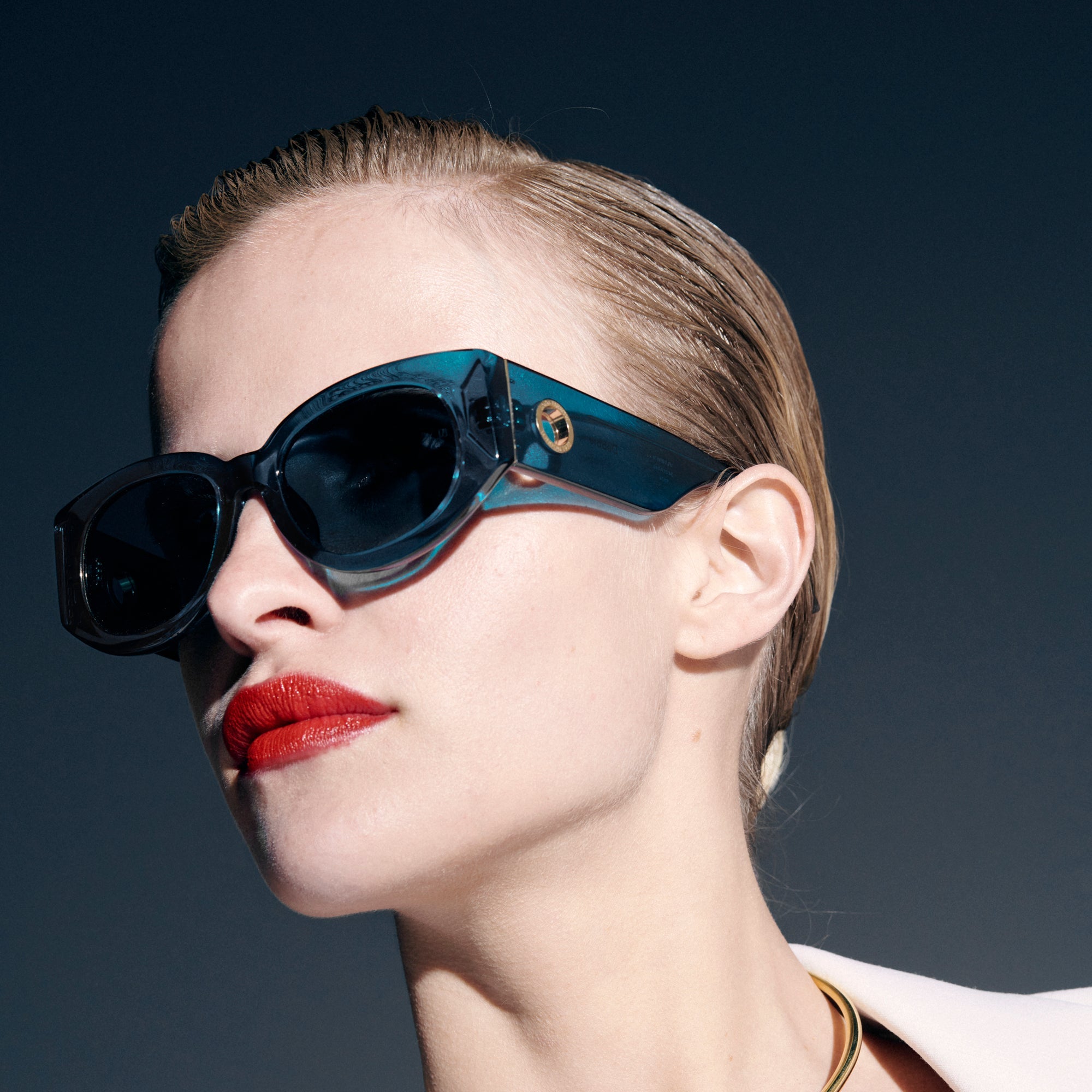 Debbie Sunglasses in Aqua